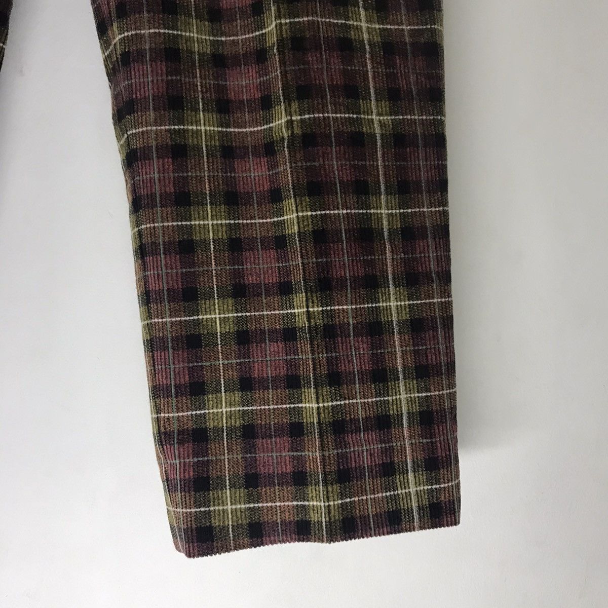 Lanvin Vintage Lanvin Checked Corduroy Pants Size US 33 - 7 Thumbnail