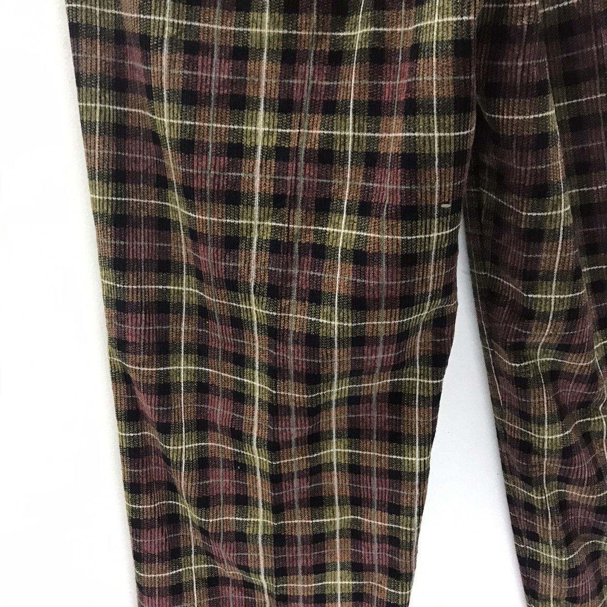 Lanvin Vintage Lanvin Checked Corduroy Pants Size US 33 - 11 Thumbnail