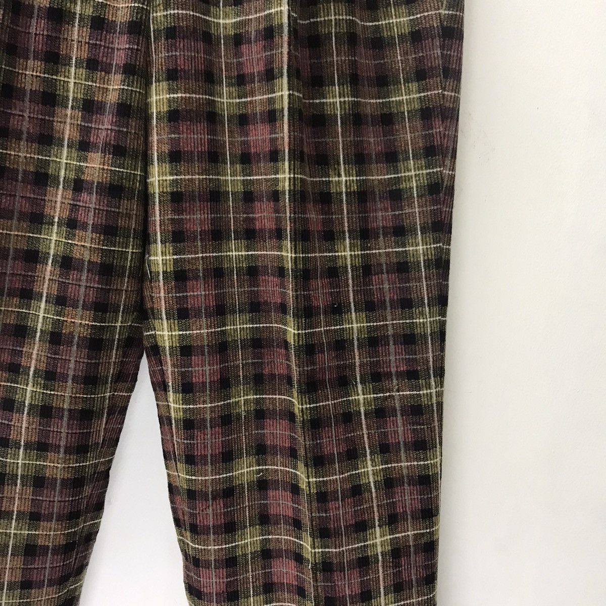 Lanvin Vintage Lanvin Checked Corduroy Pants Size US 33 - 12 Thumbnail