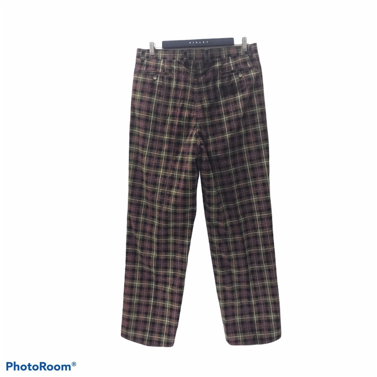 Lanvin Vintage Lanvin Checked Corduroy Pants Size US 33 - 2 Thumbnail