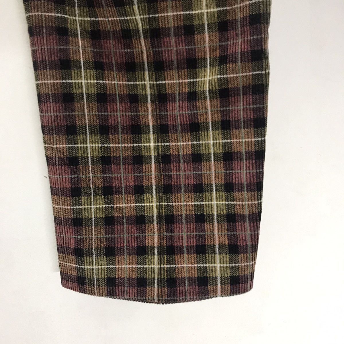 Lanvin Vintage Lanvin Checked Corduroy Pants Size US 33 - 13 Thumbnail
