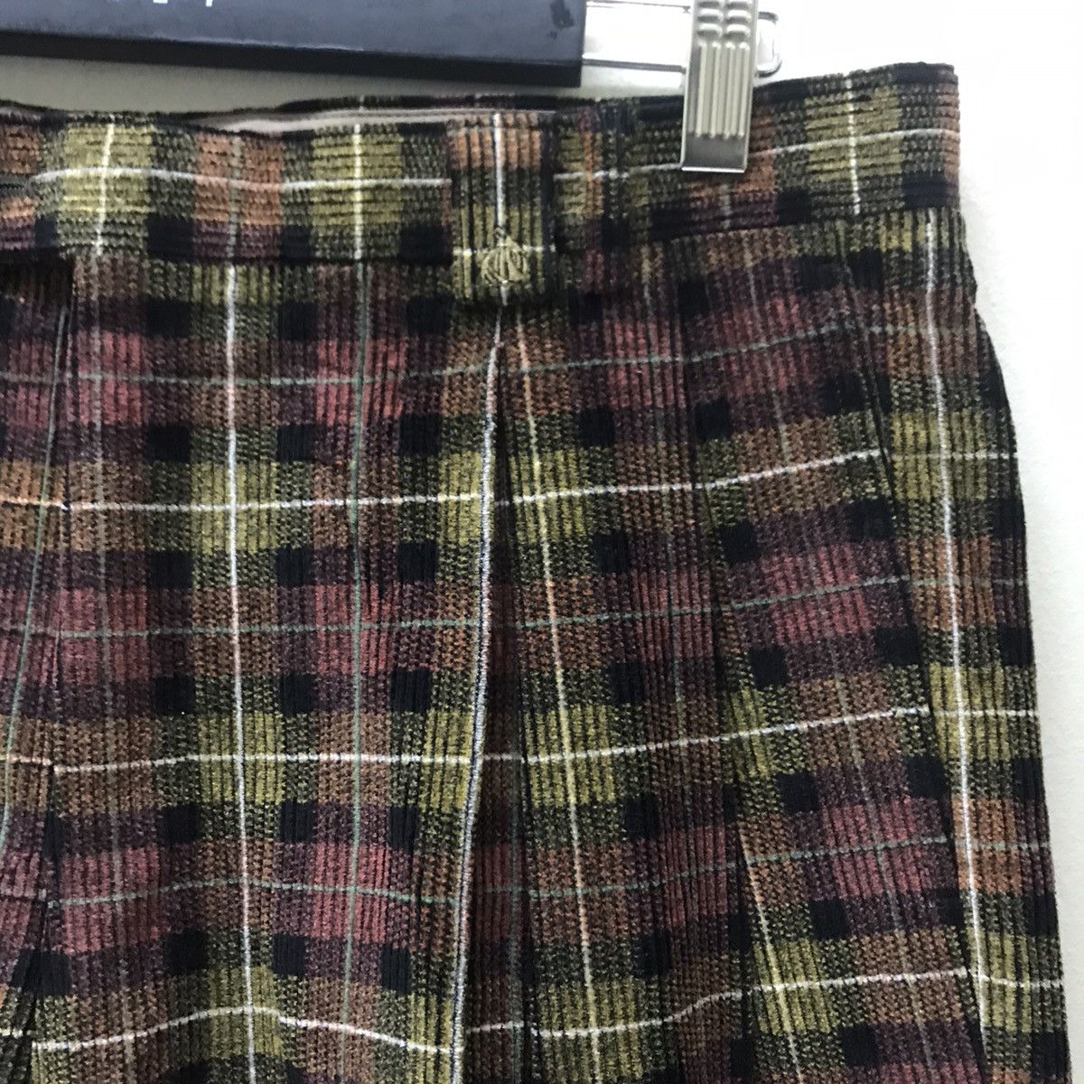 Lanvin Vintage Lanvin Checked Corduroy Pants Size US 33 - 5 Thumbnail