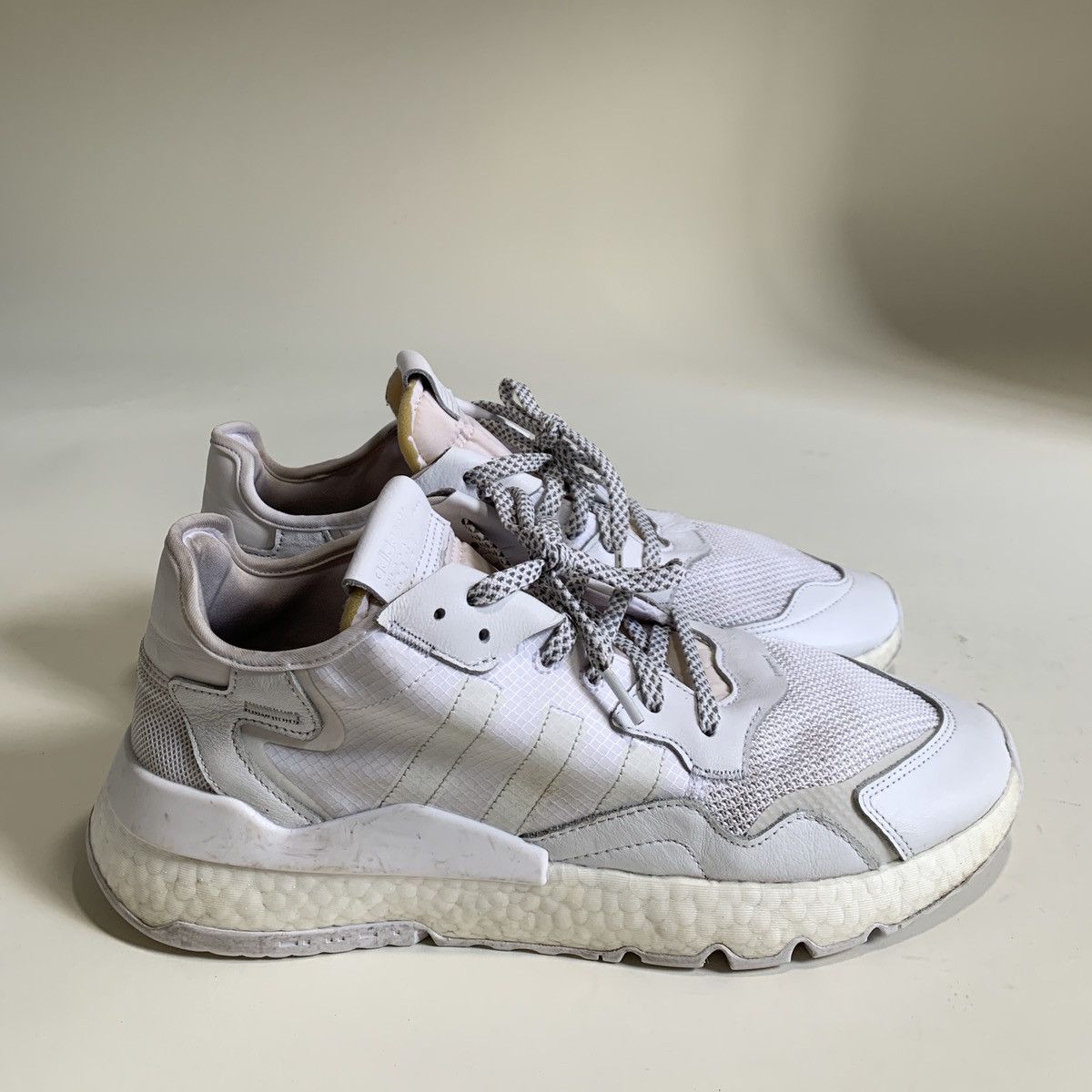 Adidas Nite Jogger Triple White 2018 Size US 14 / EU 47 - 2 Preview