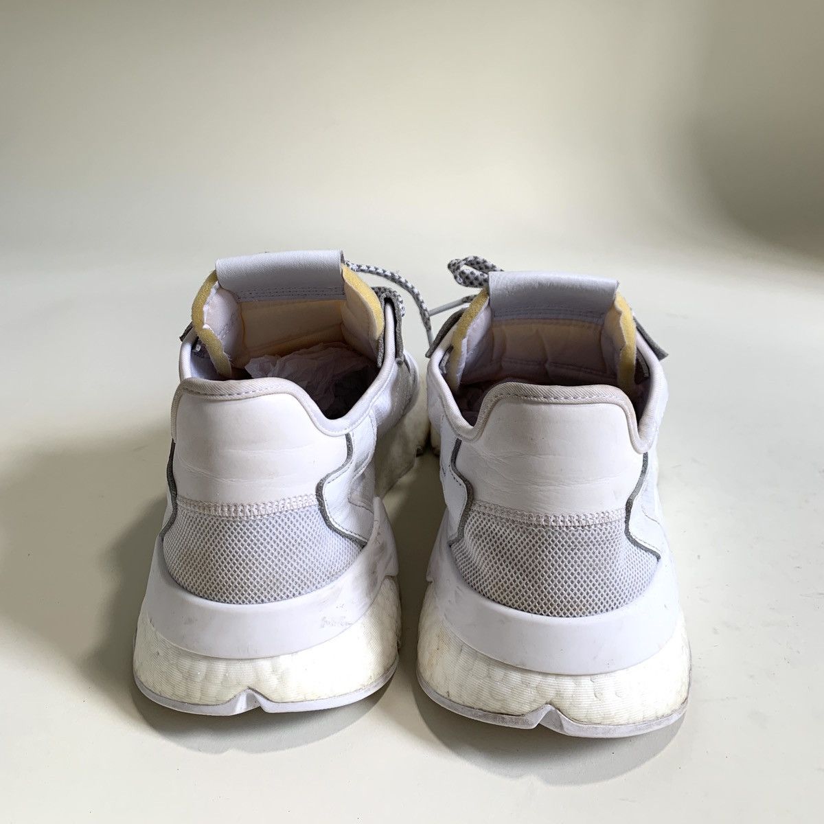 Adidas Nite Jogger Triple White 2018 Size US 14 / EU 47 - 5 Thumbnail