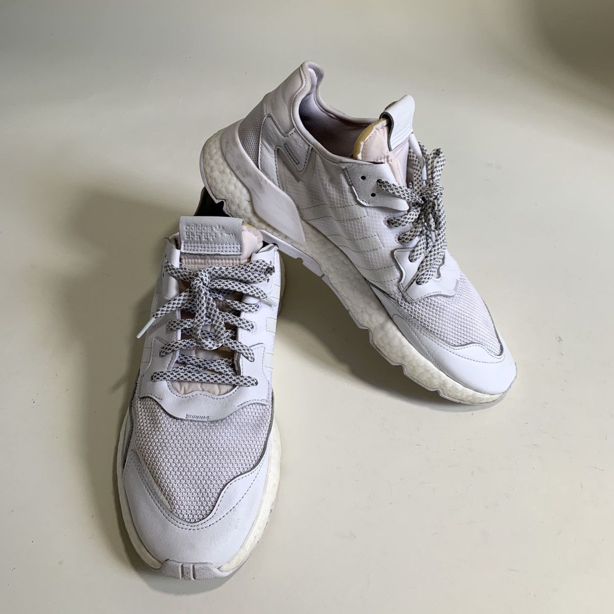 Adidas Nite Jogger Triple White 2018 Size US 14 / EU 47 - 1 Preview
