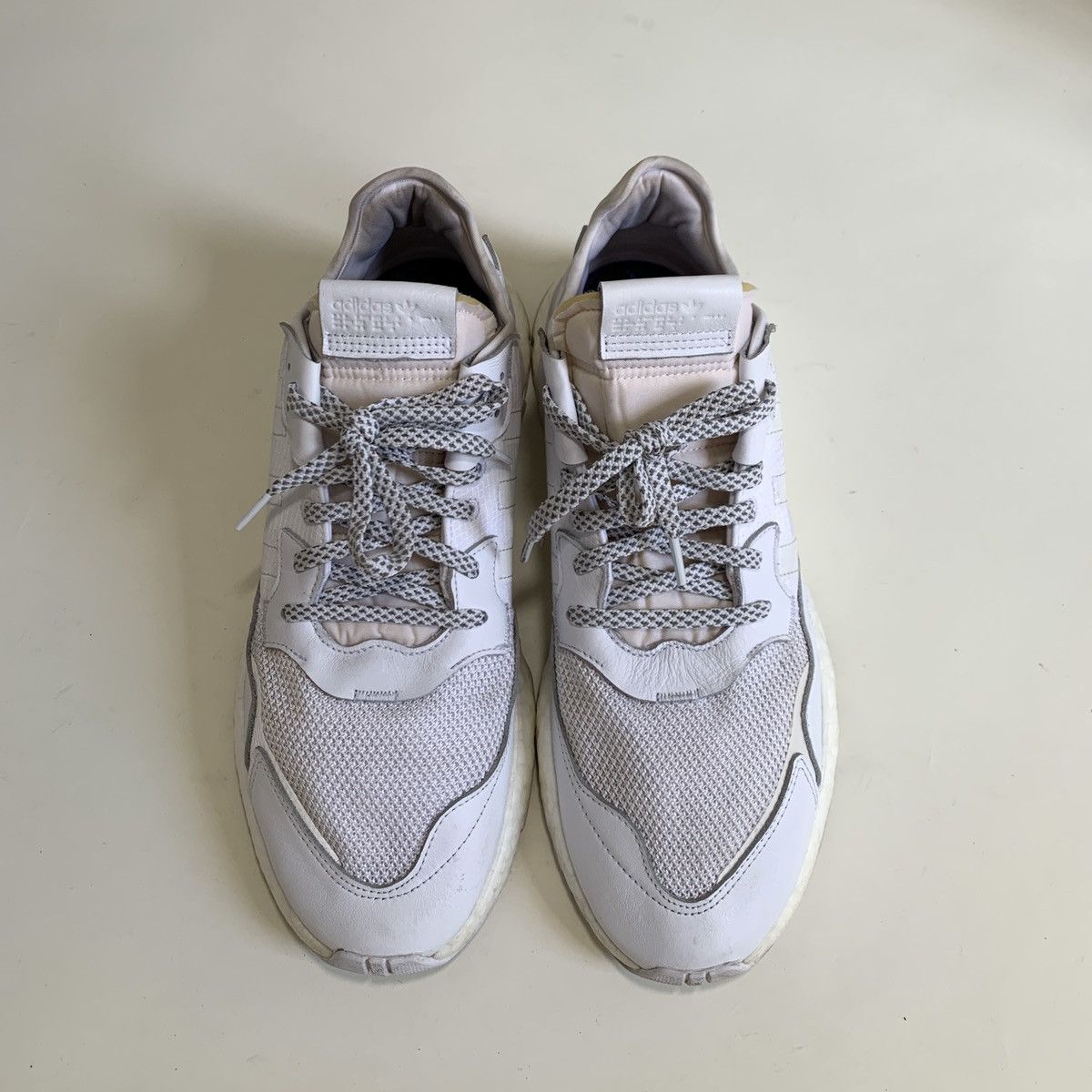 Adidas Nite Jogger Triple White 2018 Size US 14 / EU 47 - 4 Thumbnail