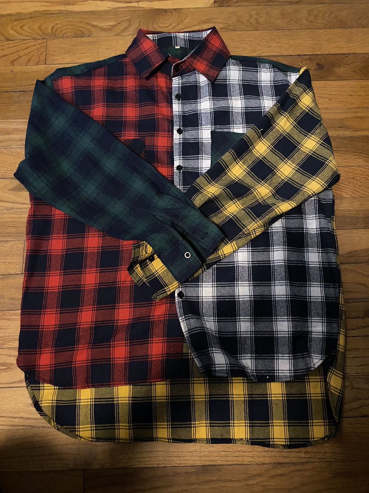 Vintage Multi-Print Flannel Vintage Size US XXL / EU 58 / 5 - 3 Thumbnail