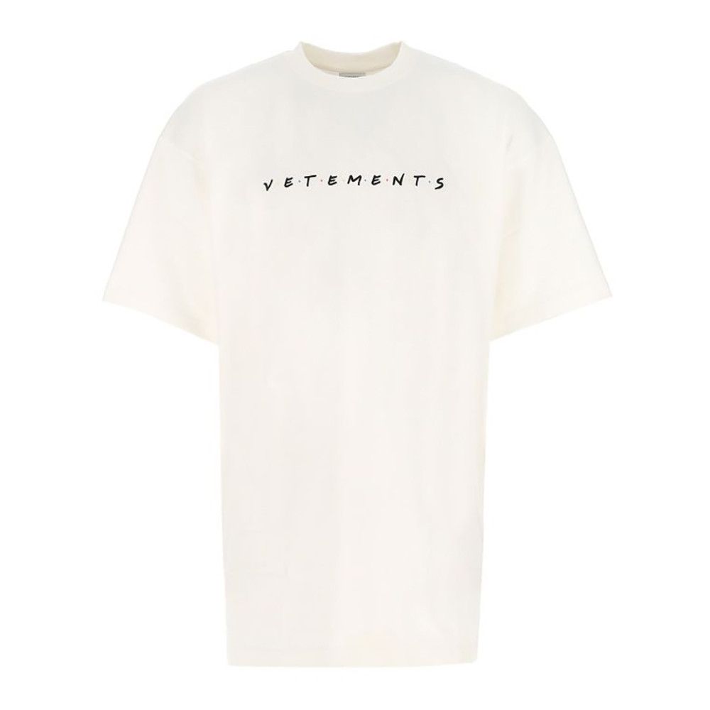 Vetements Vetements Unisex 'Friends' Cotton T-Shirt White | Grailed