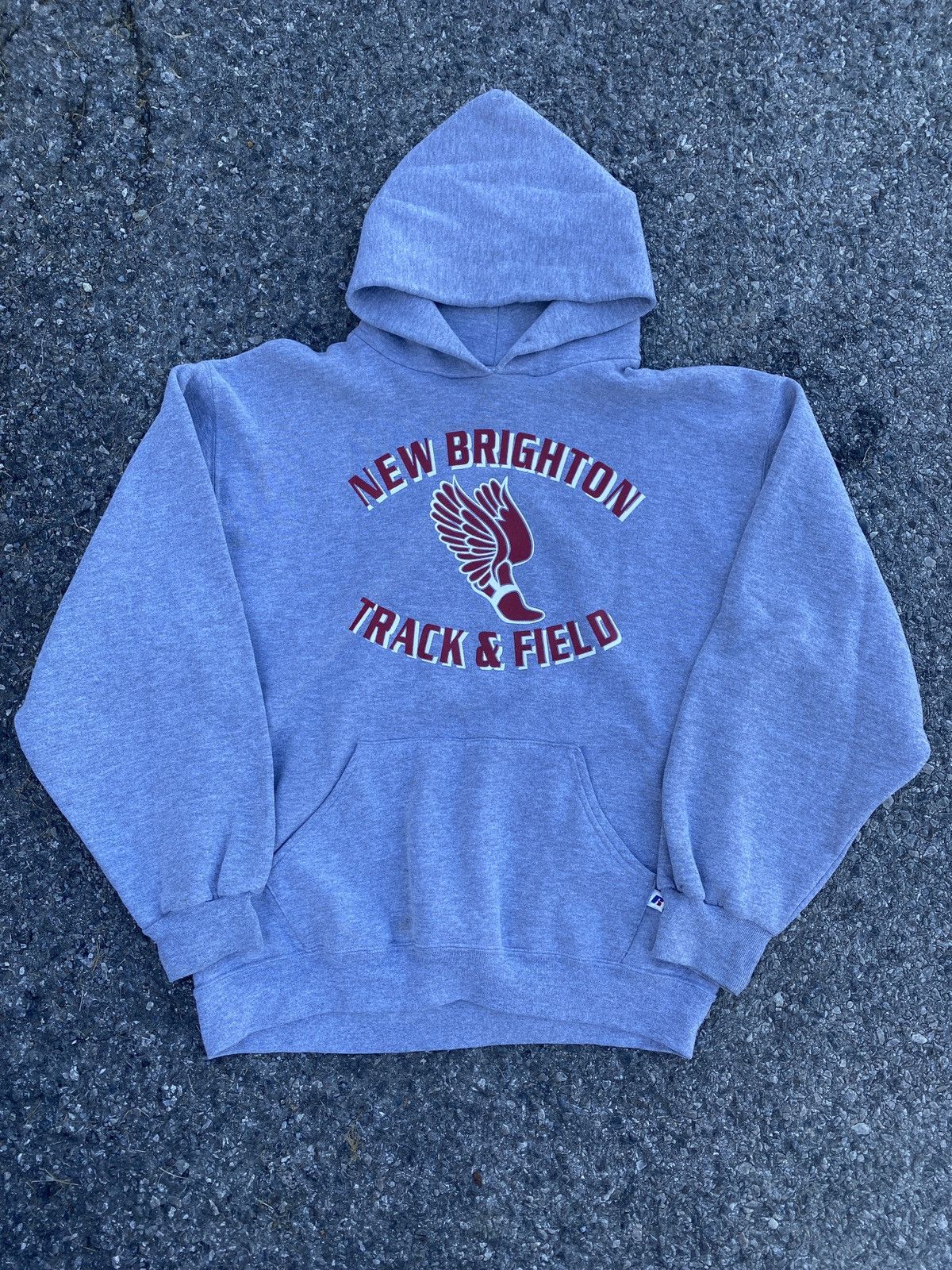 Vintage Vintage Russell Athletics Sweatshirt Hoodie 90s Size US L / EU 52-54 / 3 - 2 Thumbnail