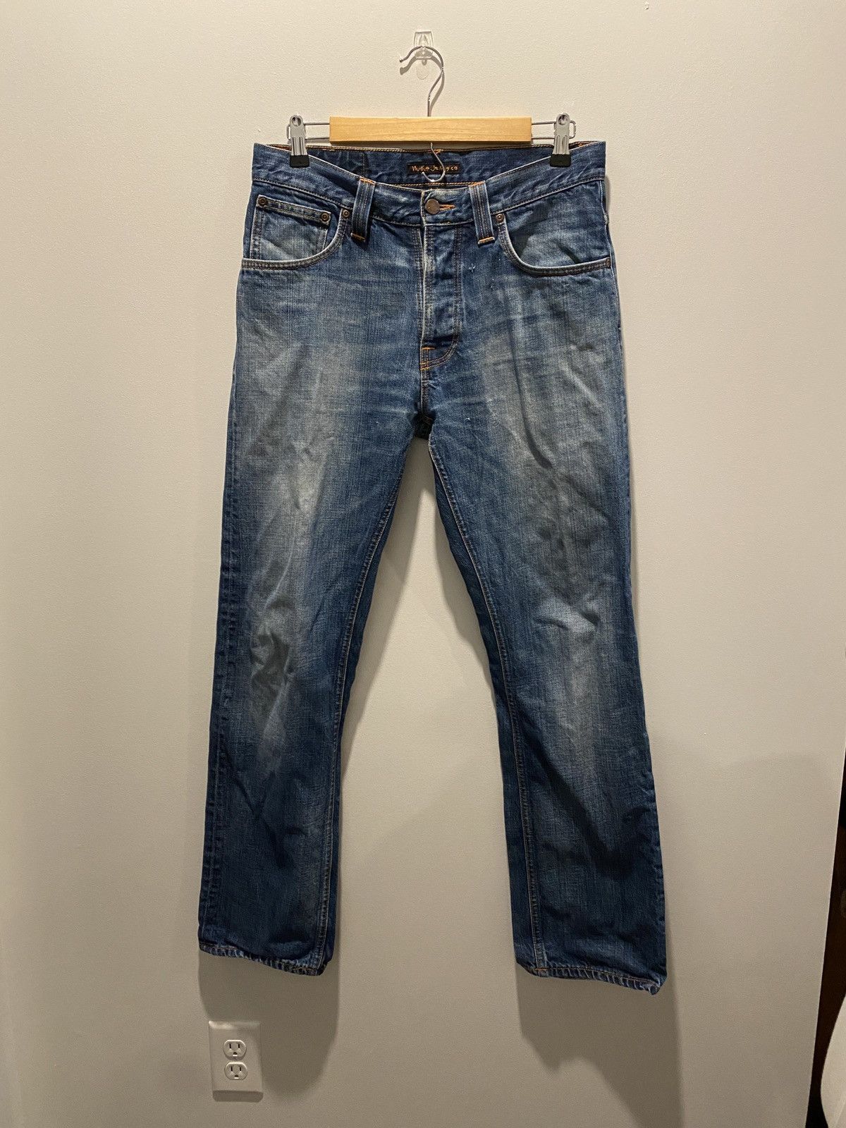 Nudie Jeans Nudie jeans average Joe organic cotton perfect blue 32 ...