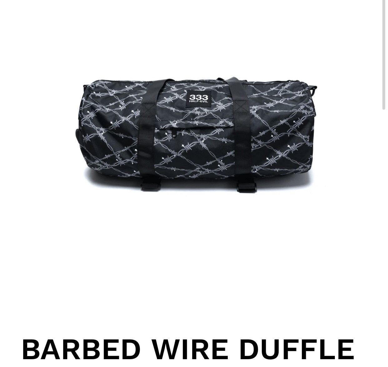 Half Evil Duffle Bag