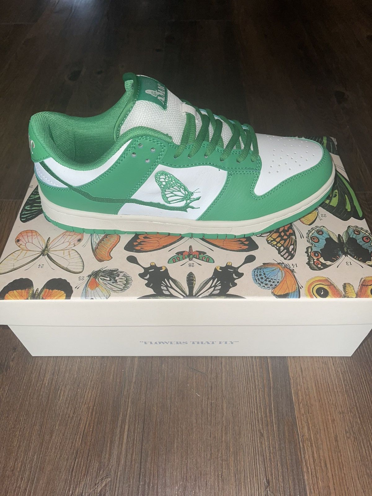 image of Amac Butterfly Low Celtic Green Size 10 Shoes, Men's