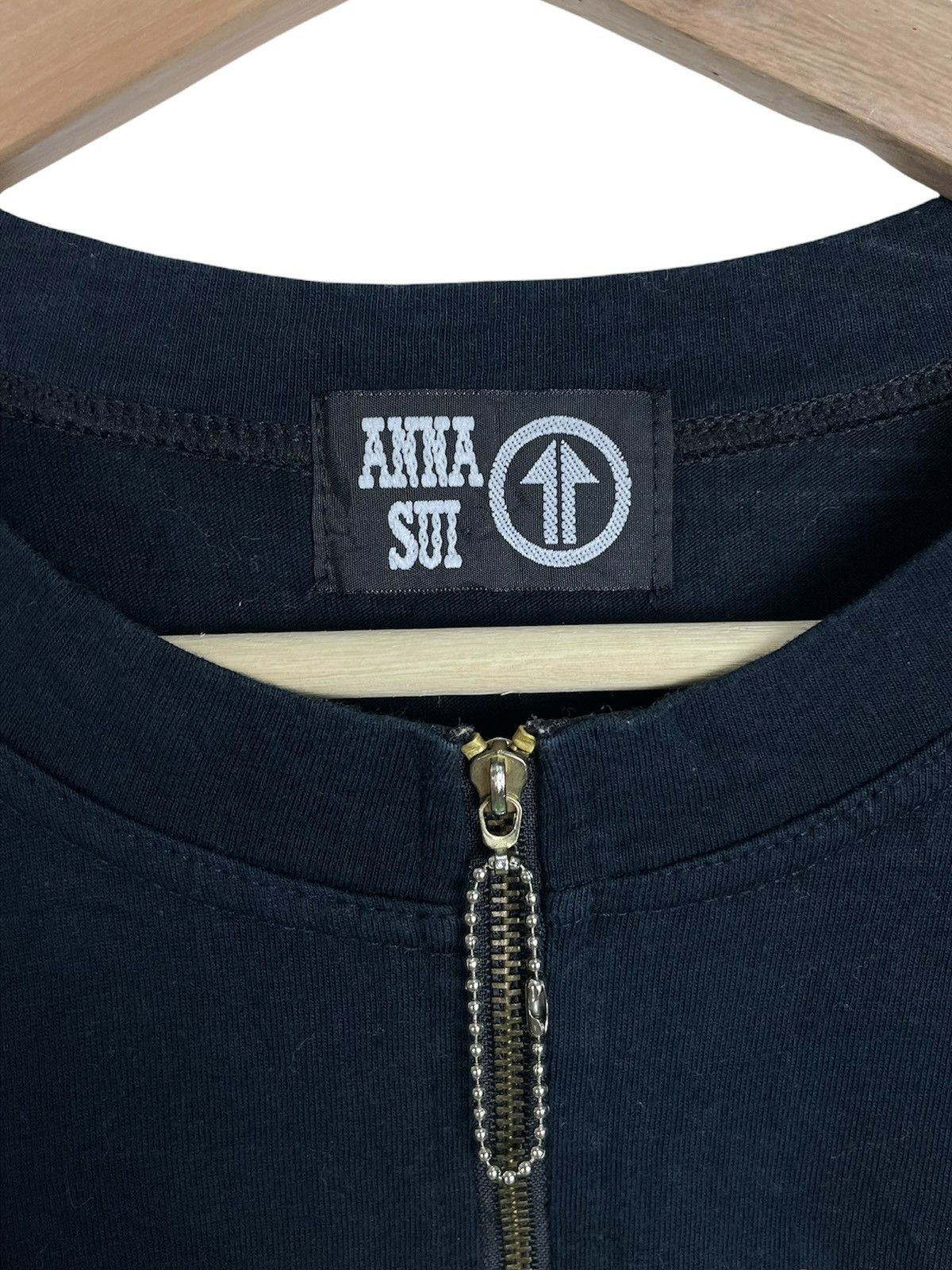 Japanese Brand 2000s Anna Sui Zip Graphic Tee | Archive Korea Line Size US L / EU 52-54 / 3 - 3 Thumbnail