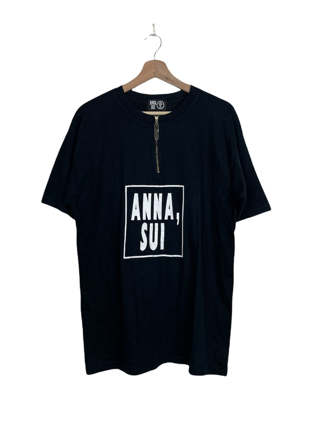 Japanese Brand 2000s Anna Sui Zip Graphic Tee | Archive Korea Line Size US L / EU 52-54 / 3 - 1 Thumbnail