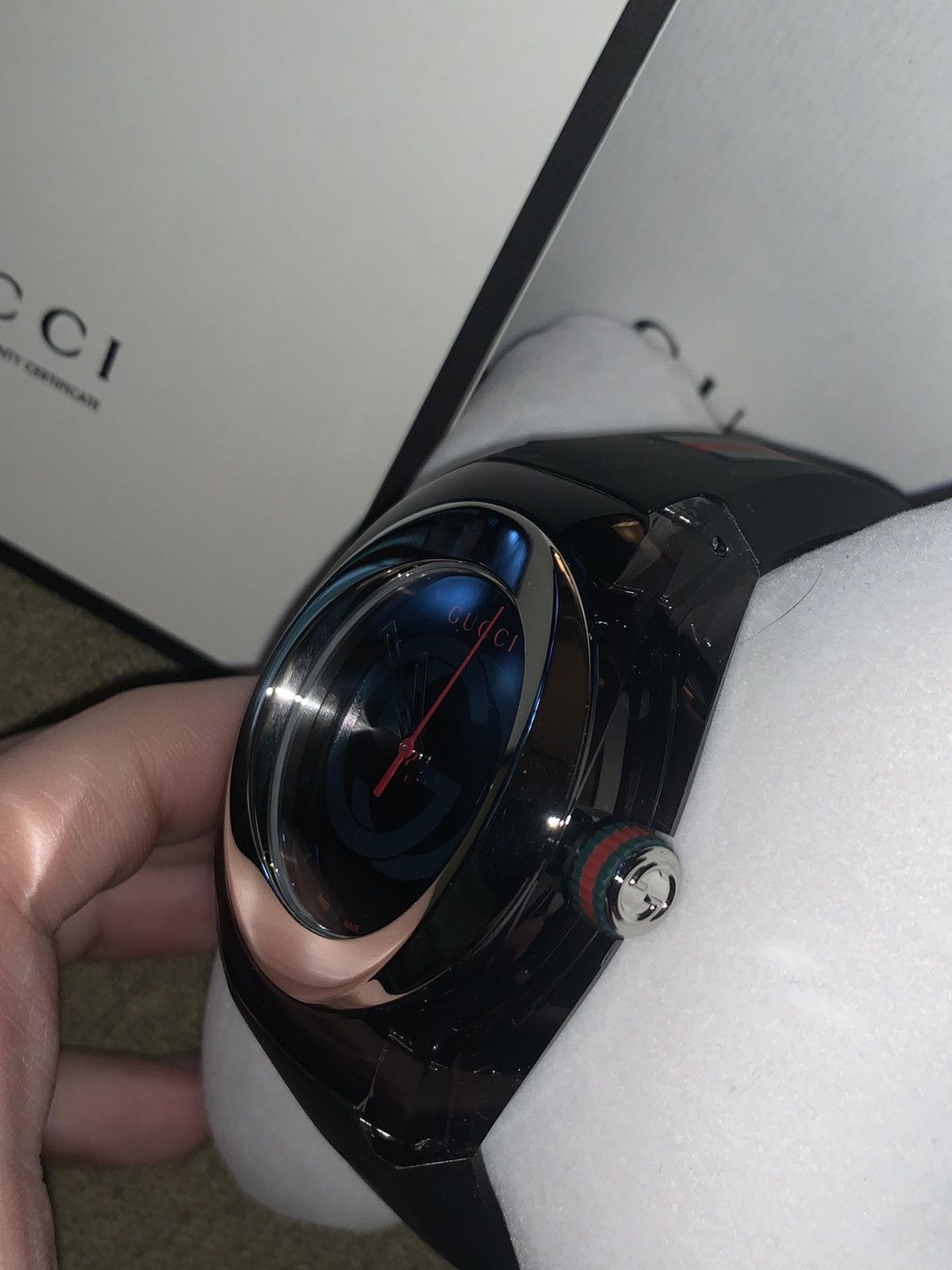 Gucci *RARE* New Gucci Rubber Strap Sport Watch Size ONE SIZE - 3 Thumbnail