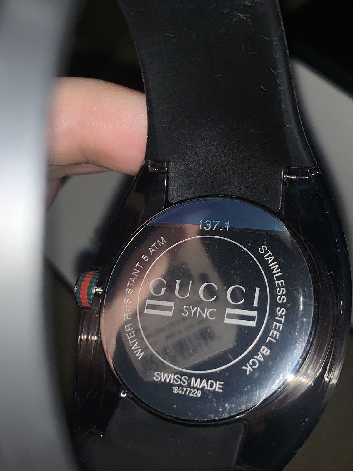 Gucci *RARE* New Gucci Rubber Strap Sport Watch Size ONE SIZE - 5 Thumbnail