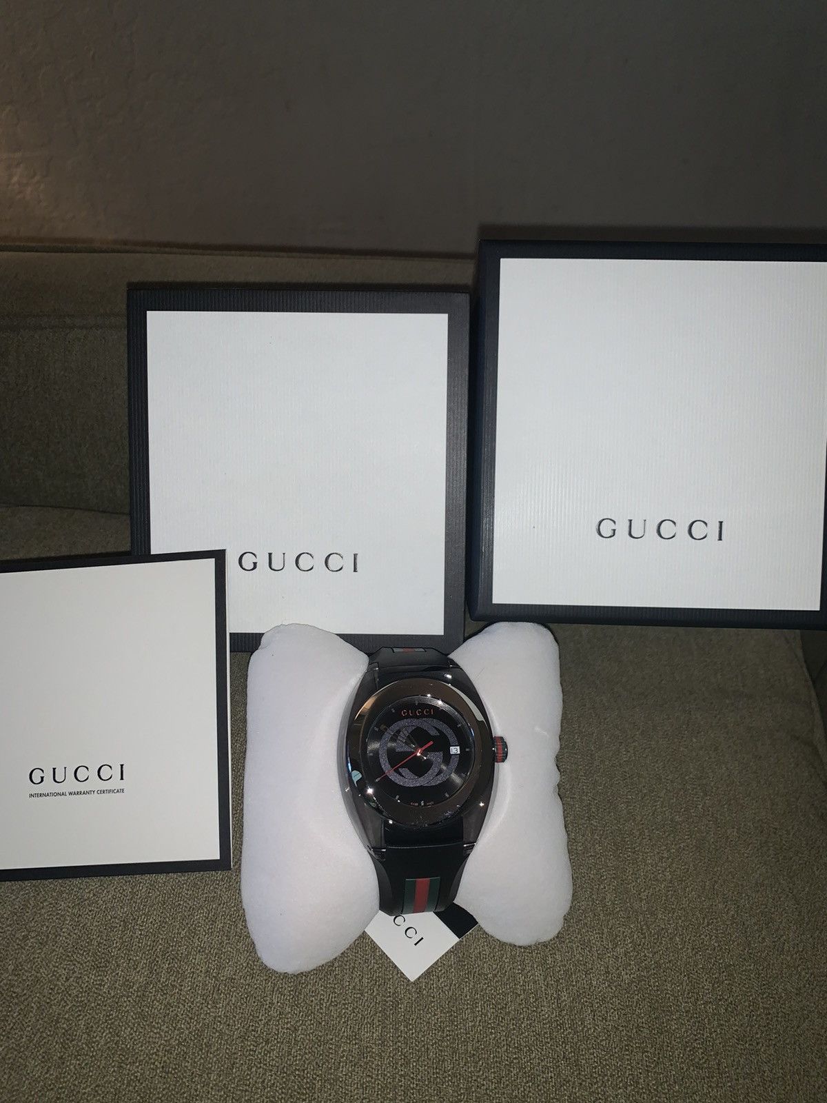 Gucci *RARE* New Gucci Rubber Strap Sport Watch Size ONE SIZE - 1 Thumbnail
