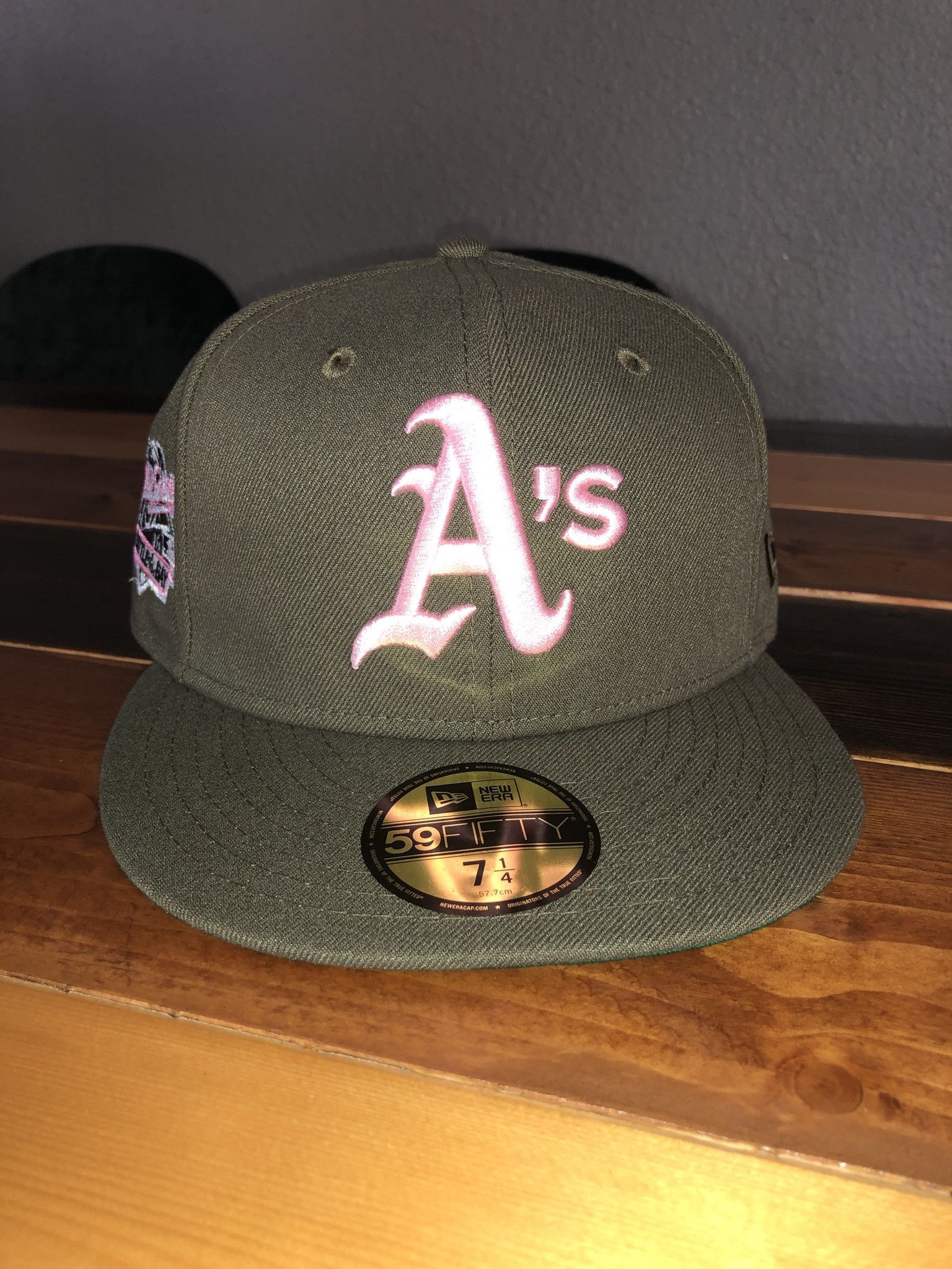 Oakland Athletics New Era Battle of the Bay Pink Undervisor 59FIFTY Fitted  Hat - Brown