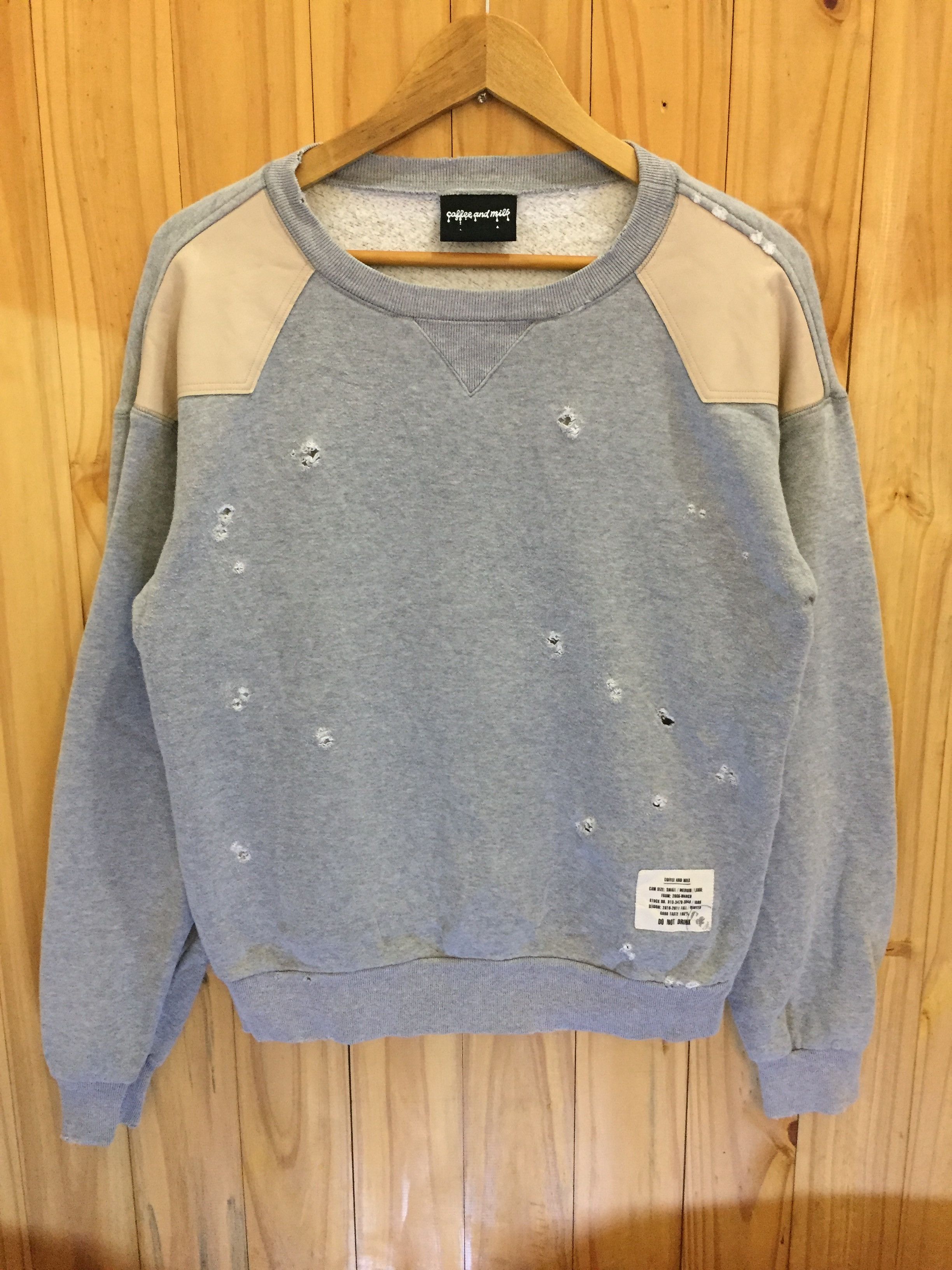 Beams Plus AW2010 Beams coffee and milk distressed leather trim Size US M / EU 48-50 / 2 - 3 Thumbnail