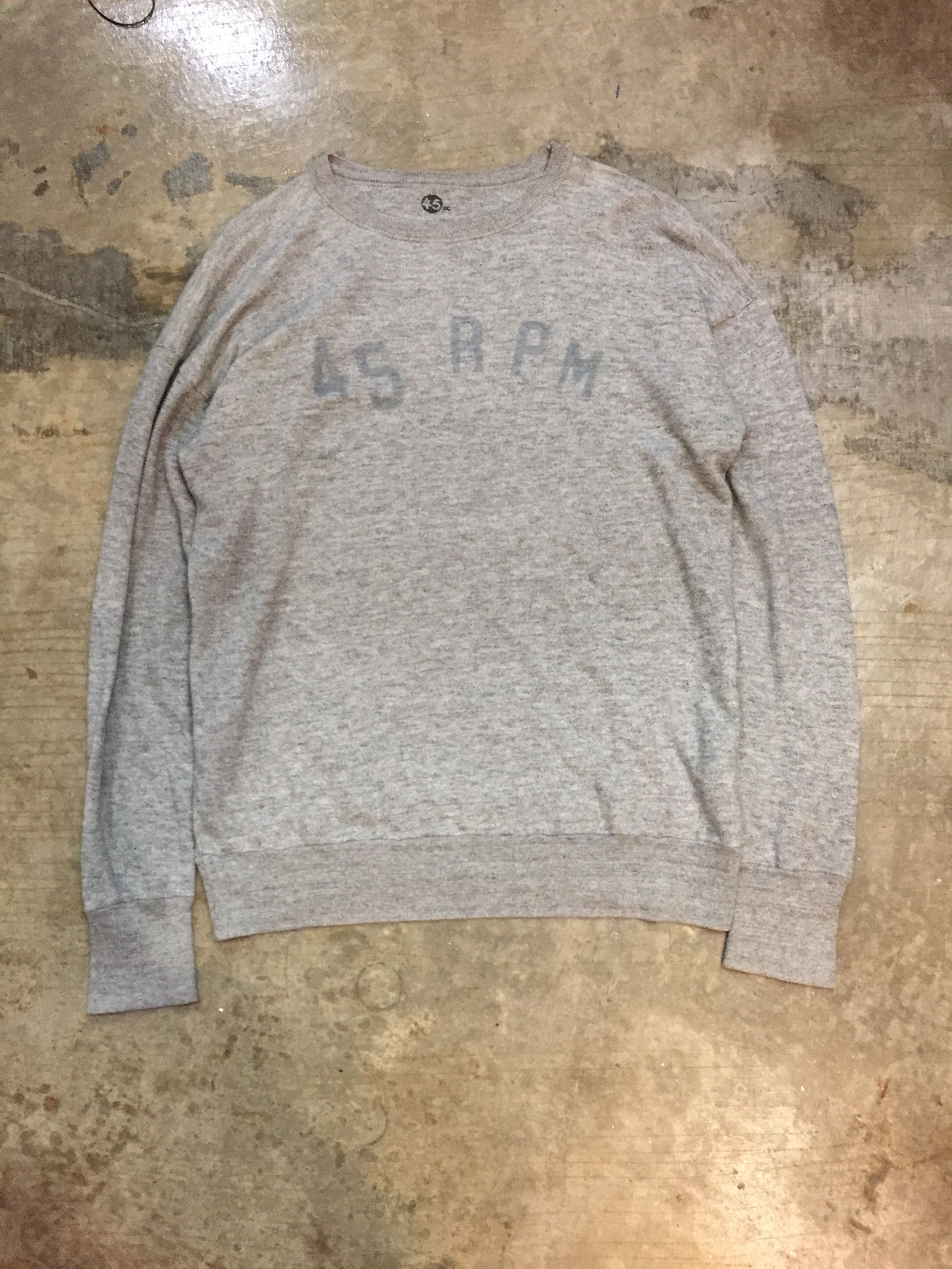 45rpm 45rpm logo sweater Size US XL / EU 56 / 4 - 2 Thumbnail