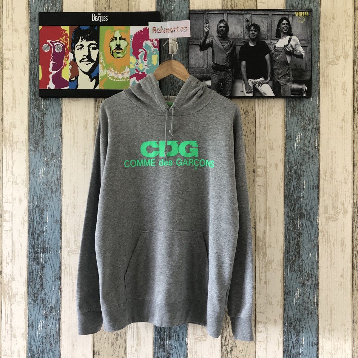 CDG by Comme des Garcons CDG Comme Des Garcons Hoodie Neon Green Size US XL / EU 56 / 4 - 1 Thumbnail