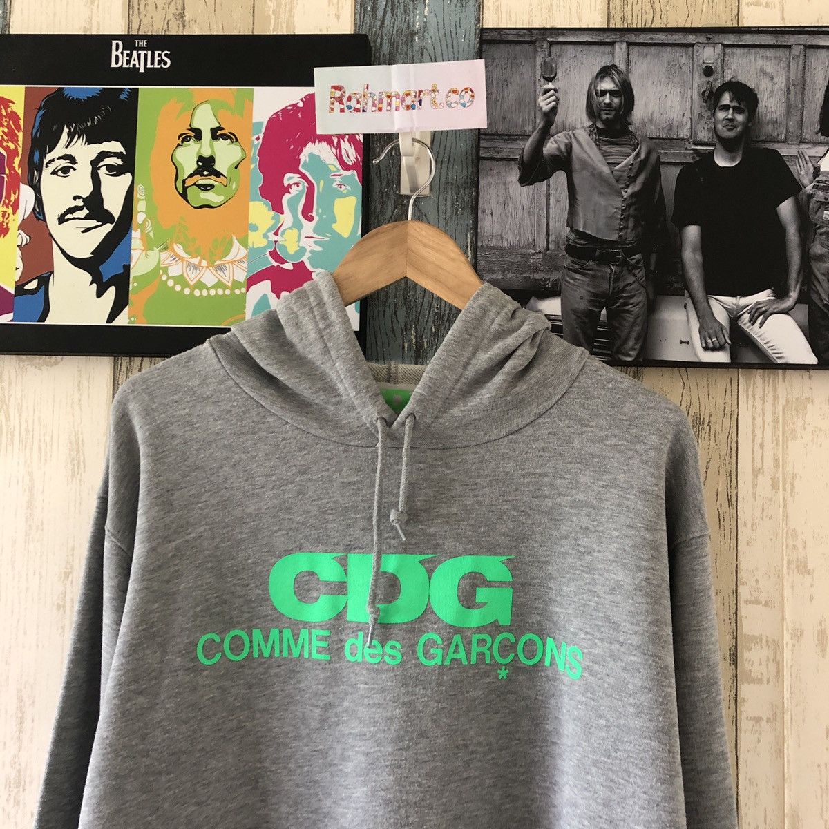 CDG by Comme des Garcons CDG Comme Des Garcons Hoodie Neon Green Size US XL / EU 56 / 4 - 2 Thumbnail