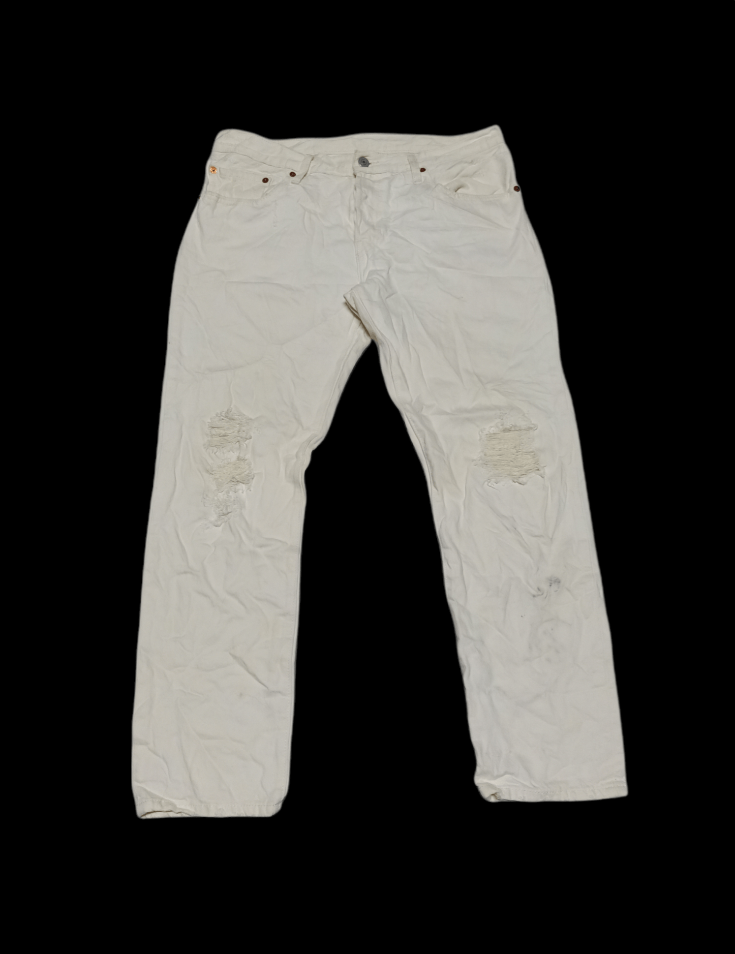 Levis 501 CT Distressed Jeans