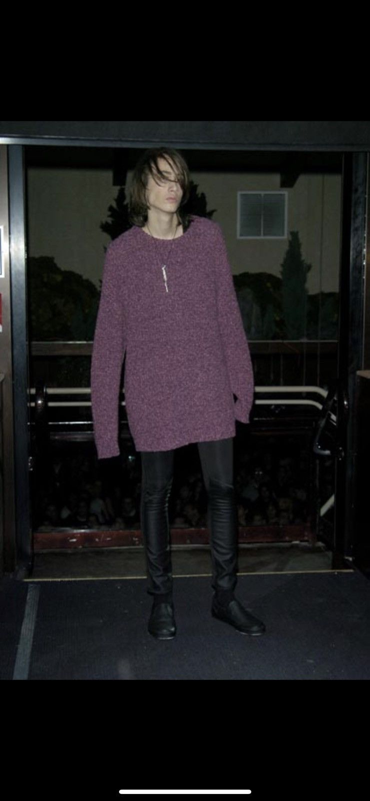 Raf Simons Raf Simons AW04 Waves Wool Mohair Turtleneck Sweater Size US M / EU 48-50 / 2 - 4 Thumbnail