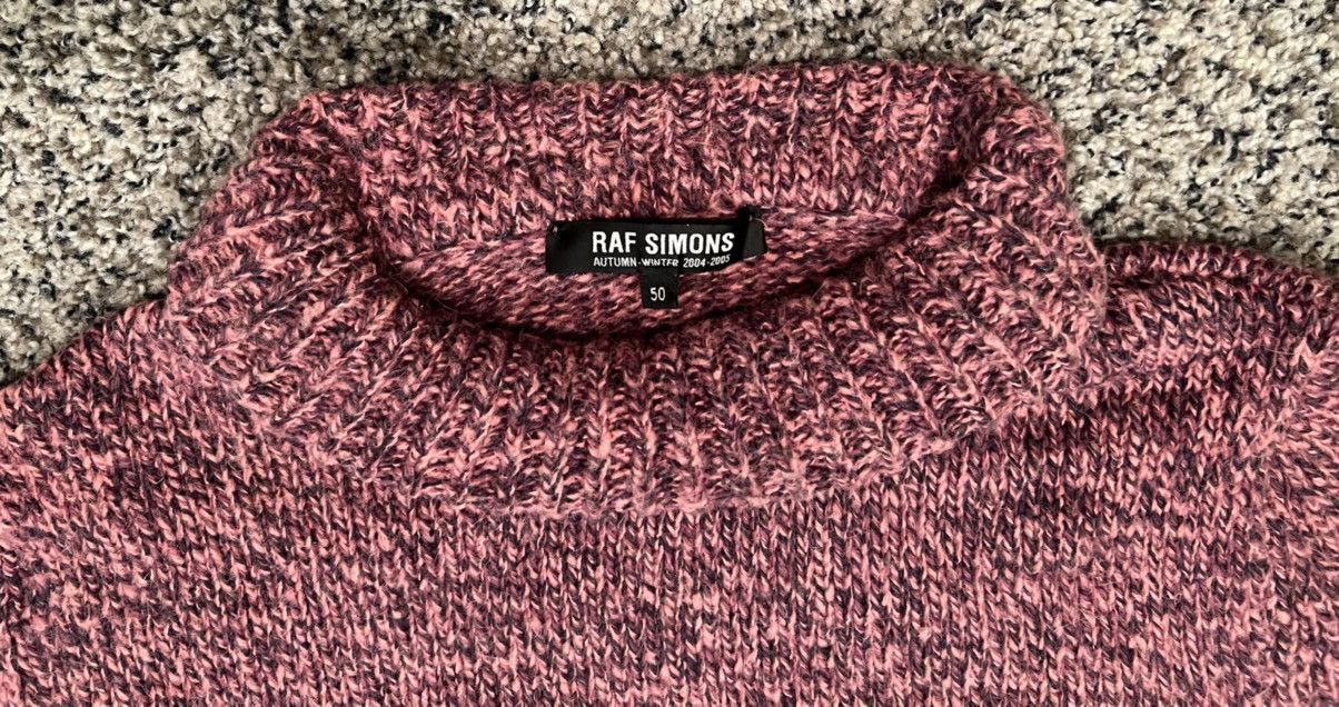 Raf Simons Raf Simons AW04 Waves Wool Mohair Turtleneck Sweater Size US M / EU 48-50 / 2 - 2 Thumbnail