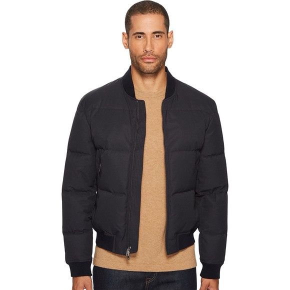 Todd Snyder Todd Snyder Japanese Goose Down Bomber Jacket in Navy Blue ...