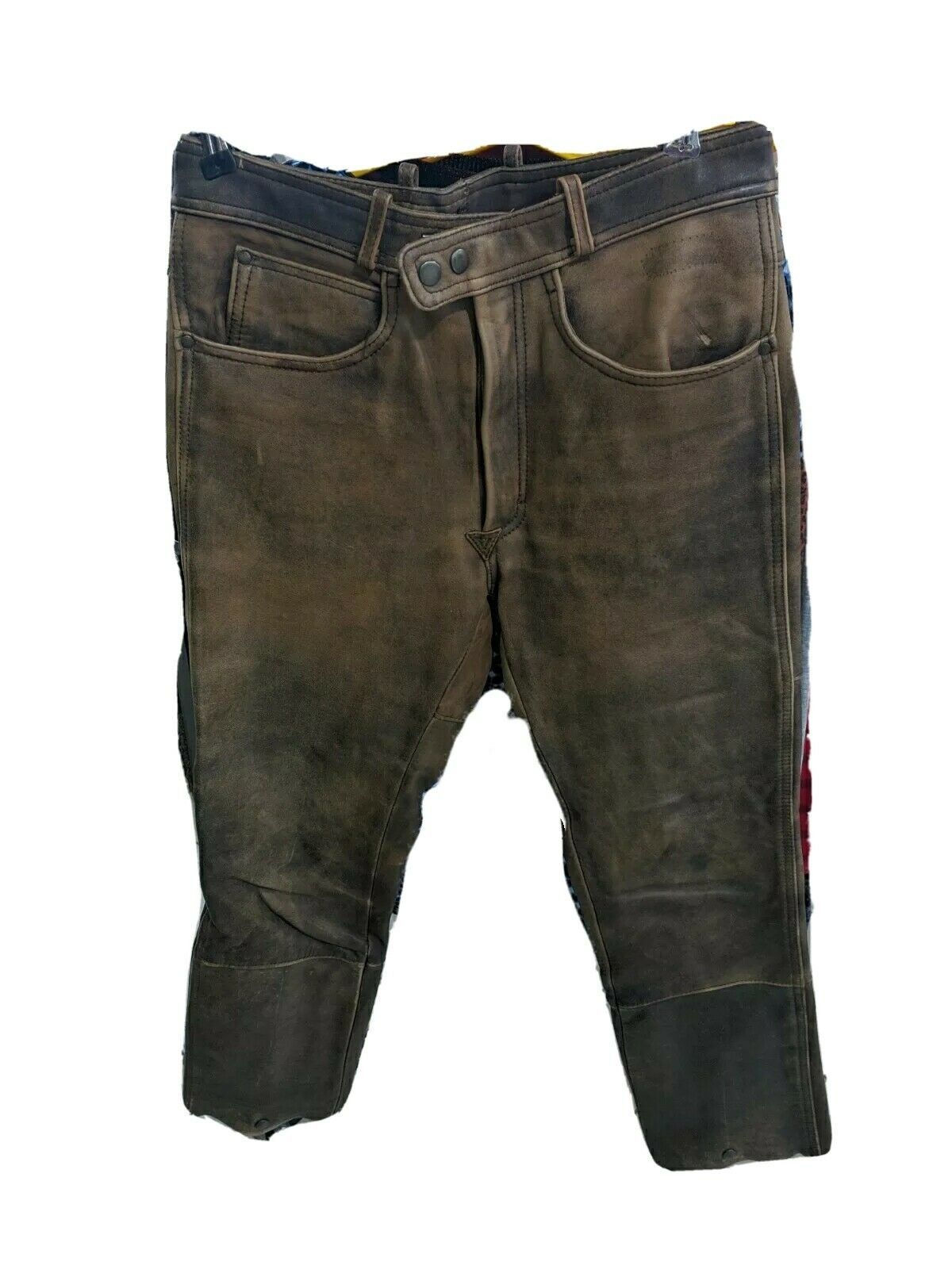 Vintage Hein Gericke Leather Motorcycle Pants