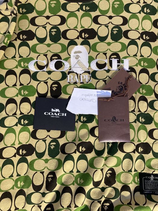 Coach best sale bape crewneck