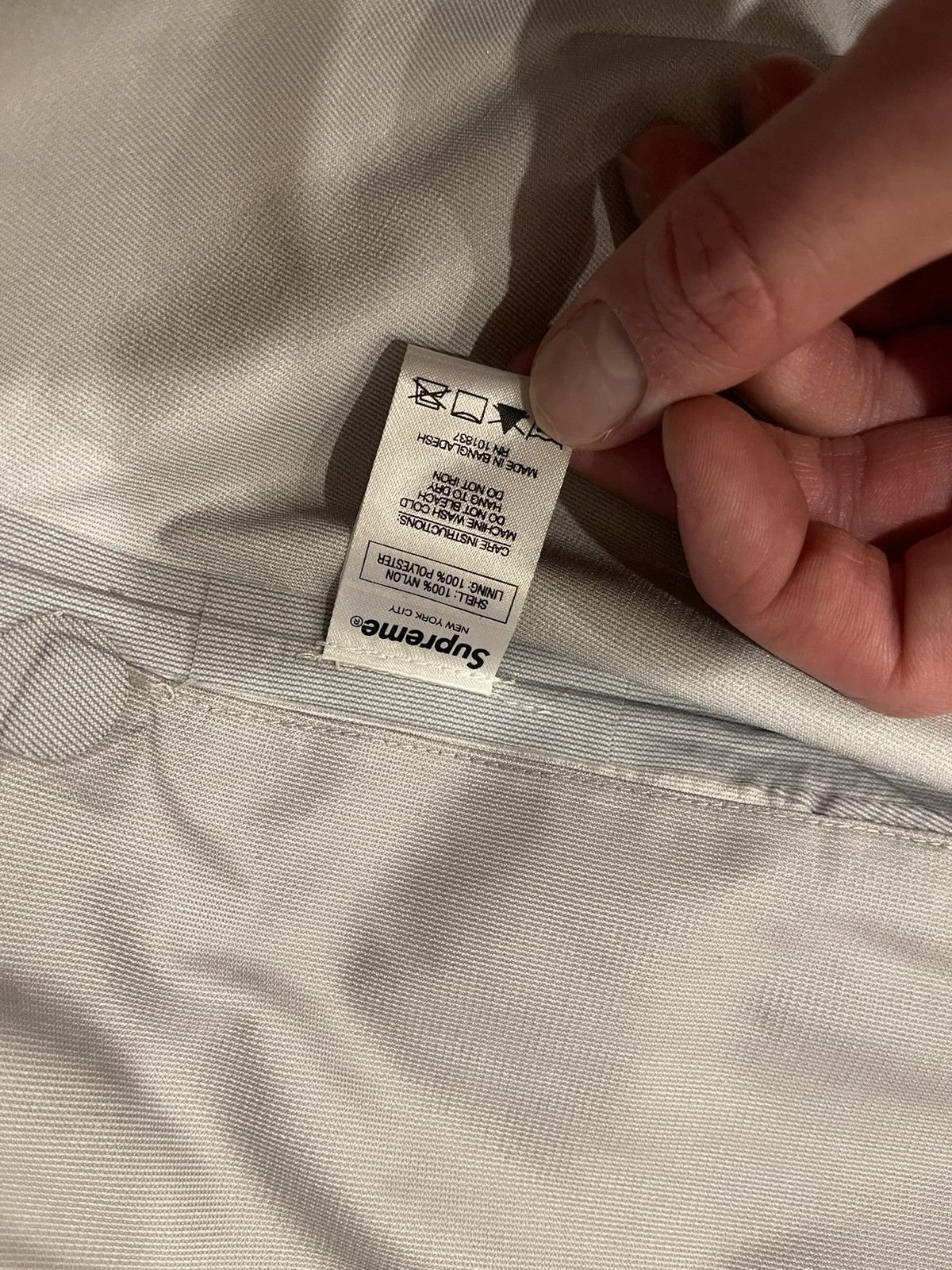 Supreme Supreme SS16 Apex Taped Seam White Jacket Size US L / EU 52-54 / 3 - 16 Thumbnail