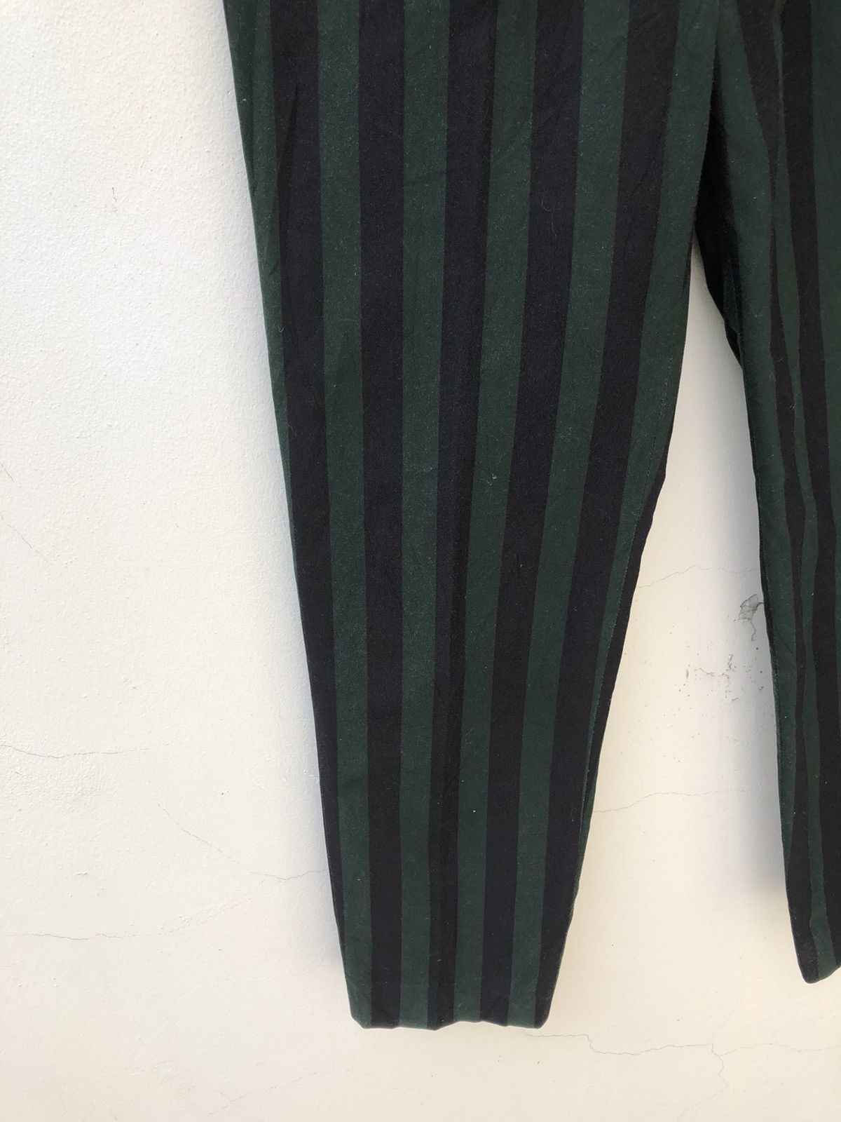 Michiko Koshino Vintage 90s Michiko Koshino Japan Border Stripe Trouser Pant Size US 30 / EU 46 - 11 Thumbnail