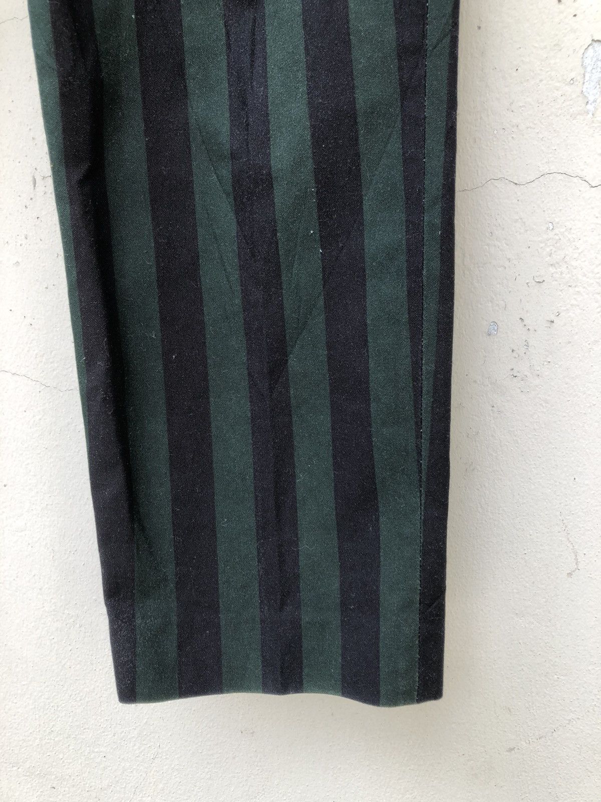 Michiko Koshino Vintage 90s Michiko Koshino Japan Border Stripe Trouser Pant Size US 30 / EU 46 - 14 Thumbnail