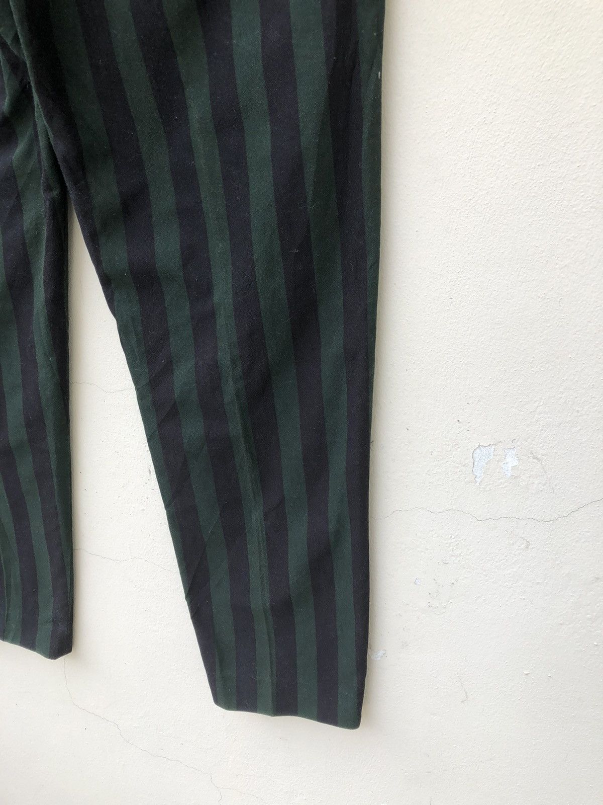 Michiko Koshino Vintage 90s Michiko Koshino Japan Border Stripe Trouser Pant Size US 30 / EU 46 - 20 Thumbnail