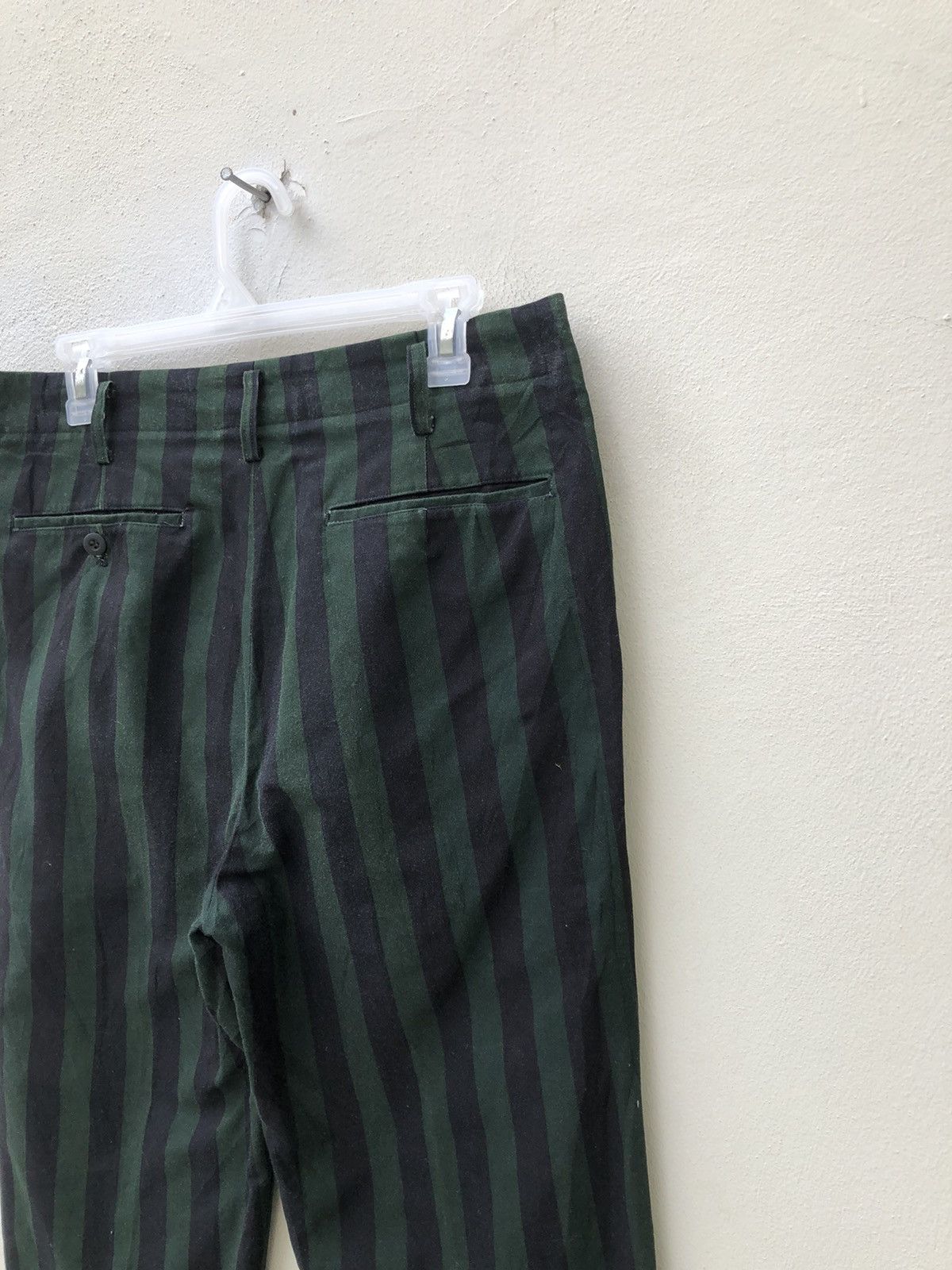 Michiko Koshino Vintage 90s Michiko Koshino Japan Border Stripe Trouser Pant Size US 30 / EU 46 - 19 Thumbnail