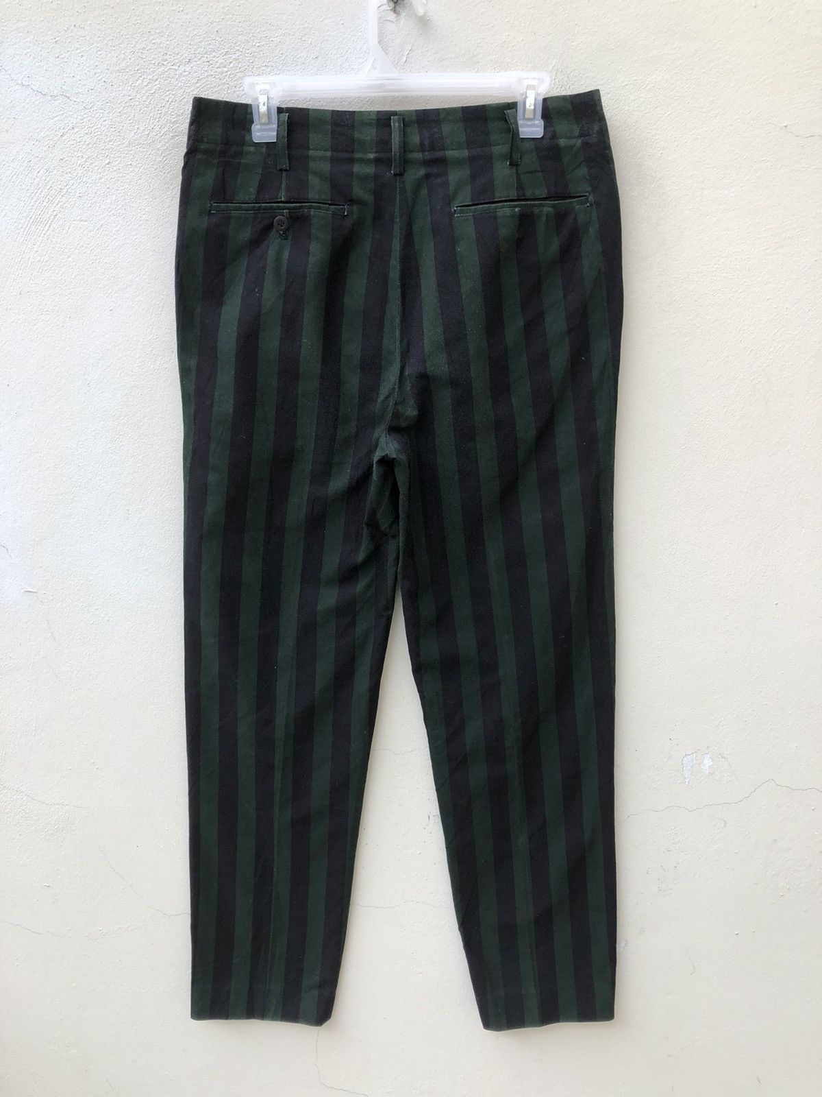Michiko Koshino Vintage 90s Michiko Koshino Japan Border Stripe Trouser Pant Size US 30 / EU 46 - 15 Thumbnail