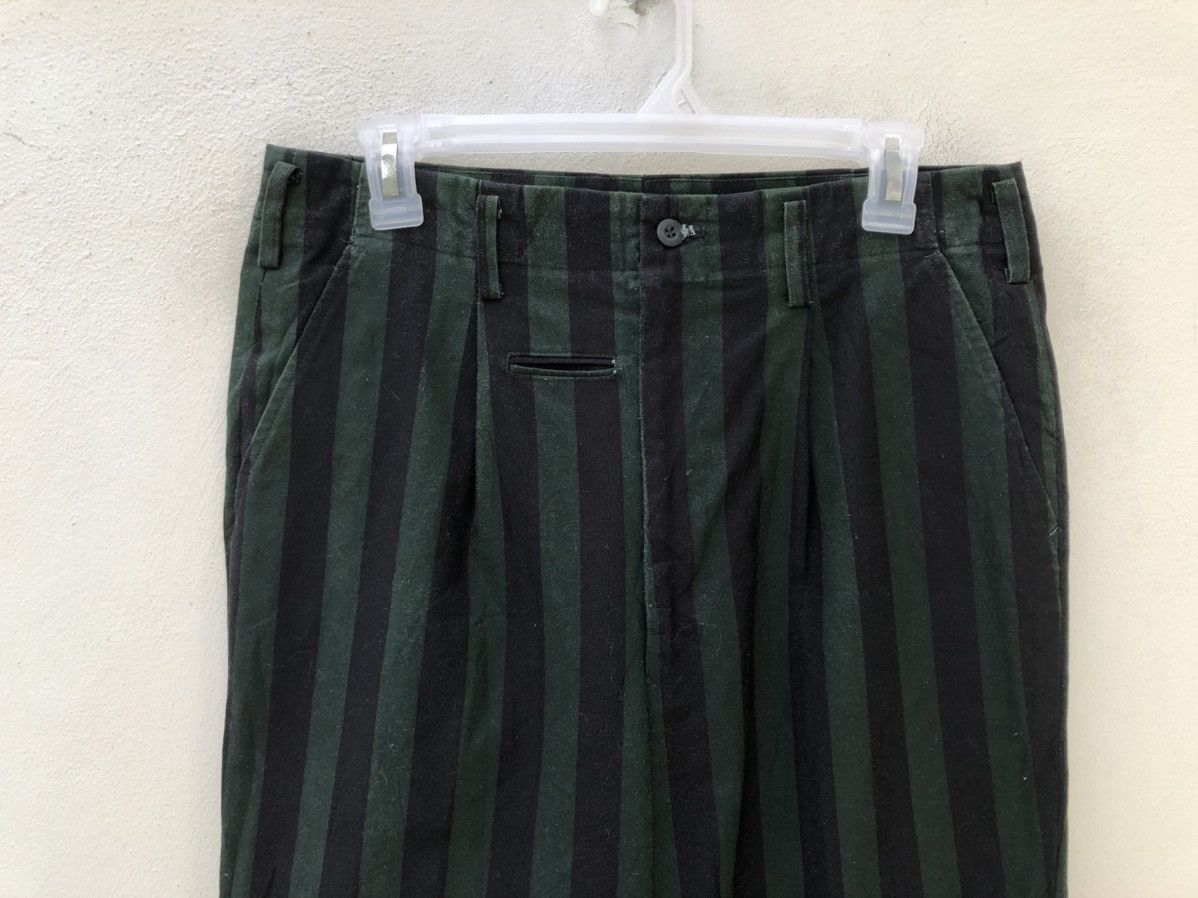 Michiko Koshino Vintage 90s Michiko Koshino Japan Border Stripe Trouser Pant Size US 30 / EU 46 - 8 Thumbnail