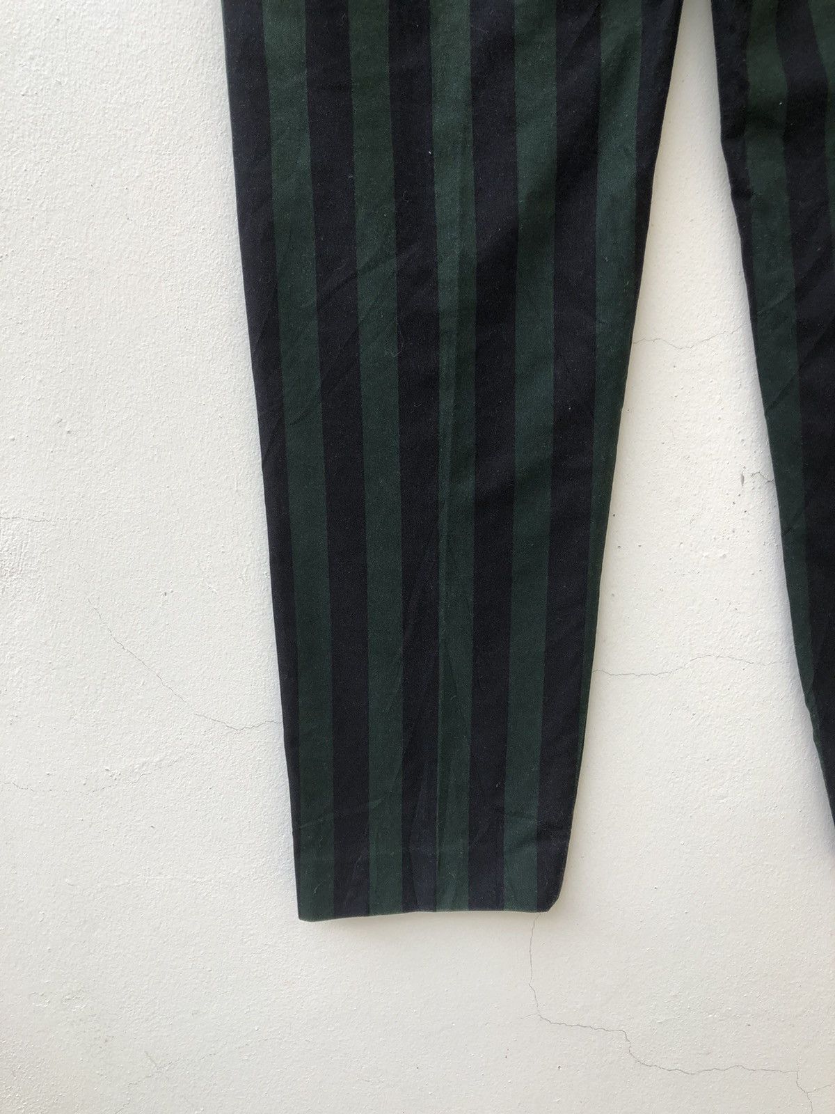 Michiko Koshino Vintage 90s Michiko Koshino Japan Border Stripe Trouser Pant Size US 30 / EU 46 - 18 Thumbnail