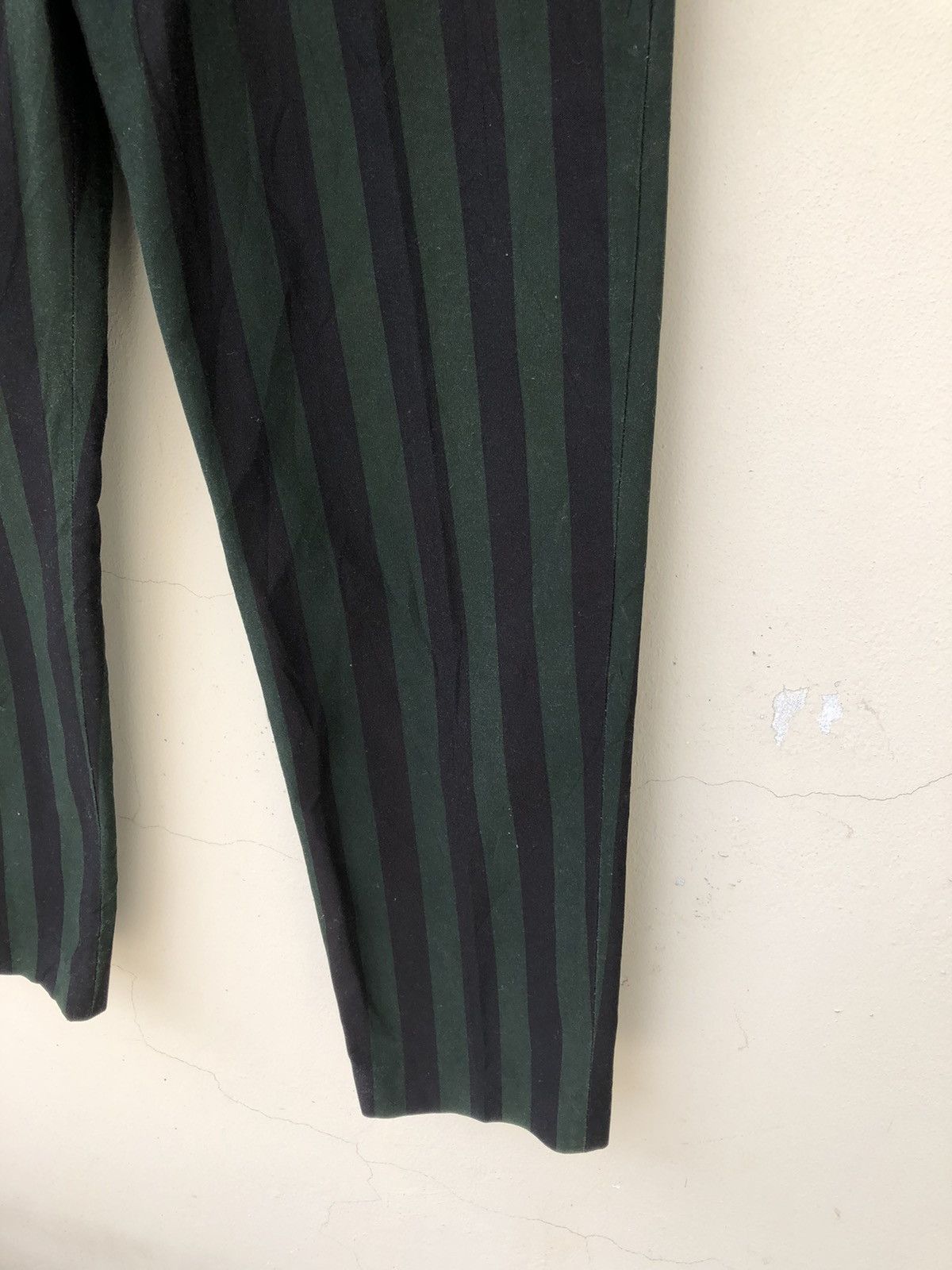 Michiko Koshino Vintage 90s Michiko Koshino Japan Border Stripe Trouser Pant Size US 30 / EU 46 - 13 Thumbnail