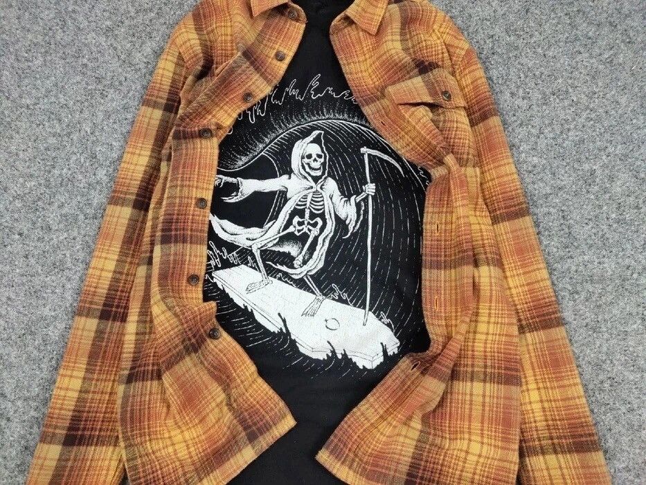 Flannel Vintage Flannel Shirt Travis Scott Style Hype Size US S / EU 44-46 / 1 - 6 Thumbnail