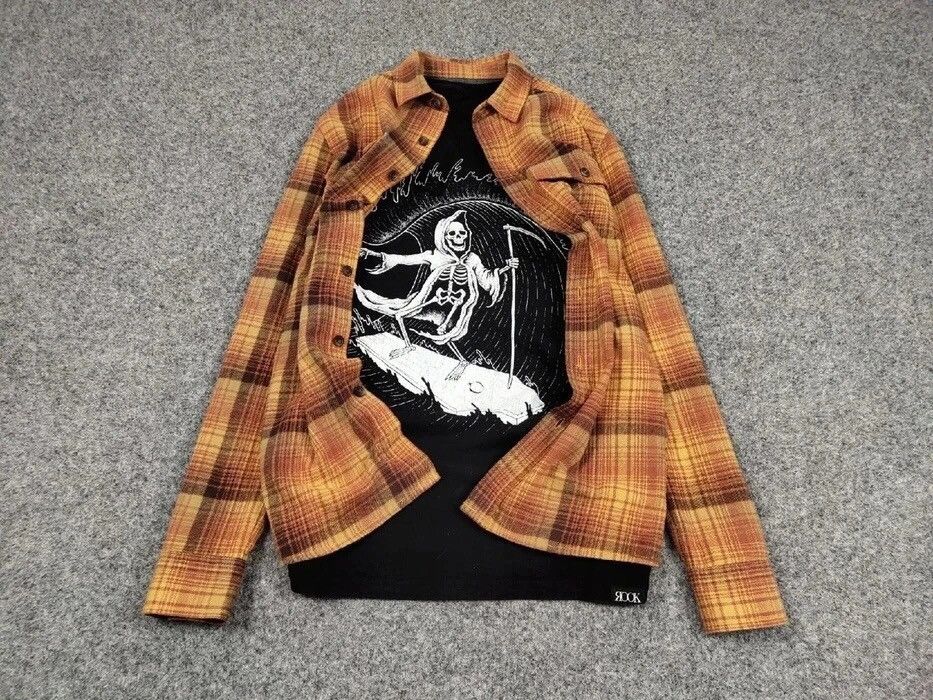 Flannel Vintage Flannel Shirt Travis Scott Style Hype Size US S / EU 44-46 / 1 - 2 Thumbnail