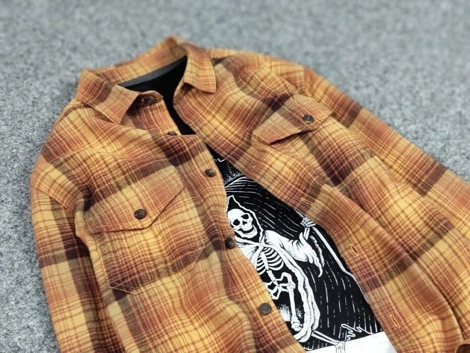 Flannel Vintage Flannel Shirt Travis Scott Style Hype Size US S / EU 44-46 / 1 - 11 Thumbnail