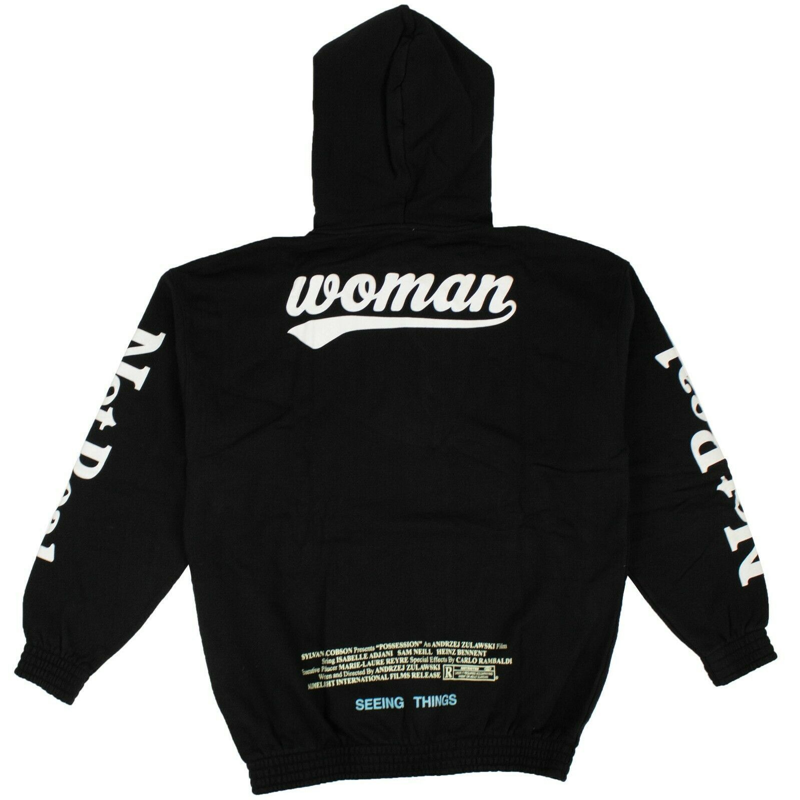 Off-White c/o VIRGIL ABLOH Black'Women Movie Over' Sweatshirt Size XS Size US XS / EU 42 / 0 - 3 Thumbnail