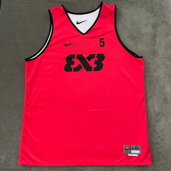 Nike New Nike FIBA 3X3 Reversible Basketball Jersey AR0651-655 | Grailed