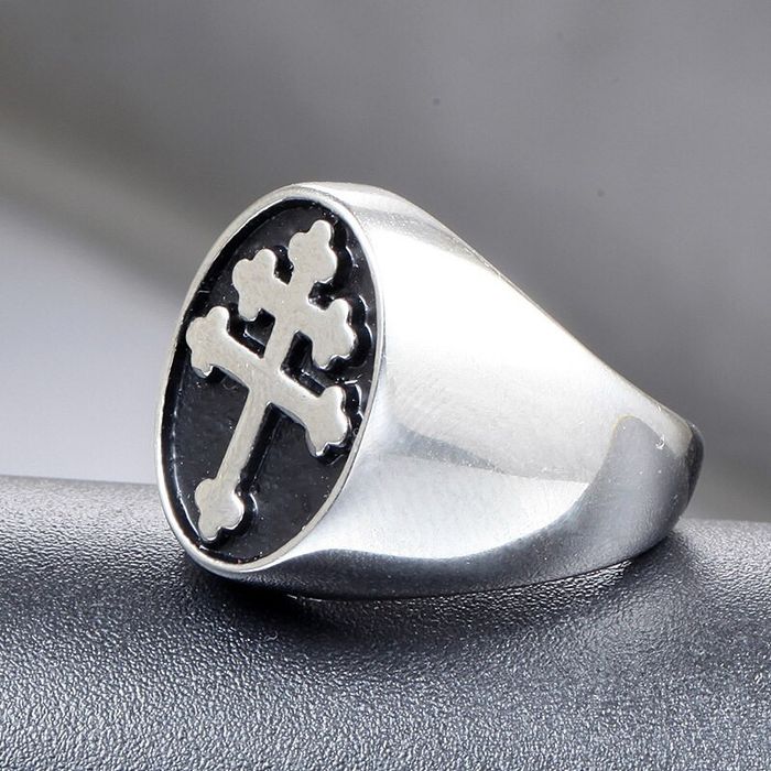 Custom Classic Cross Signet Ring Gold/ Orthodox Cross Ring | Grailed