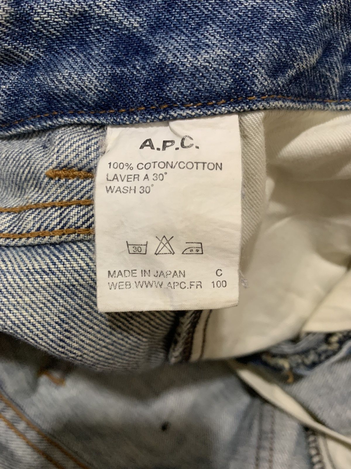 A.P.C. Vintage A.P.C denim pants ankle denim boot cut Size US 31 - 9 Thumbnail