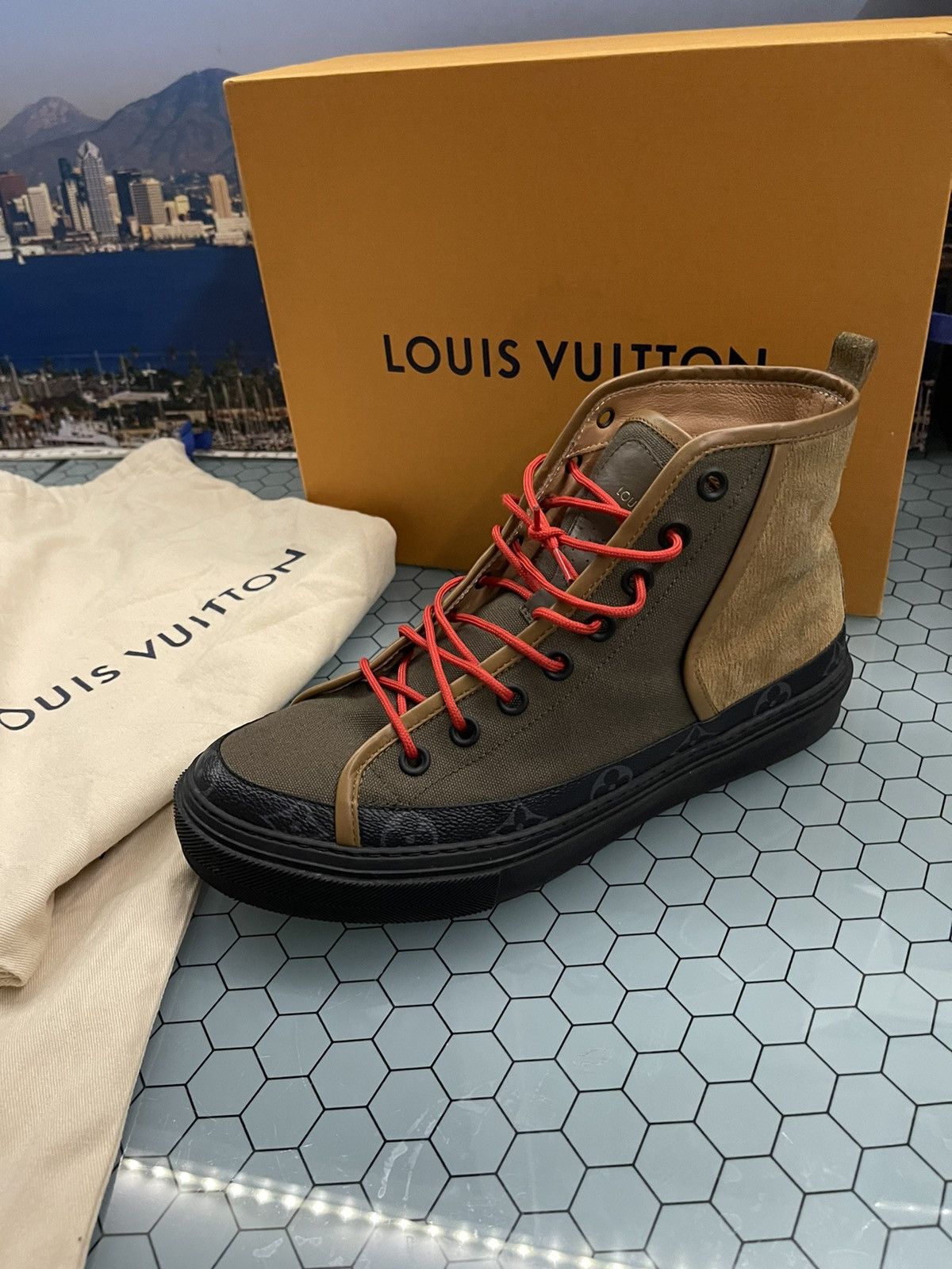 Louis Vuitton Louis Vuitton Yellowstone Sneakerboot Grailed