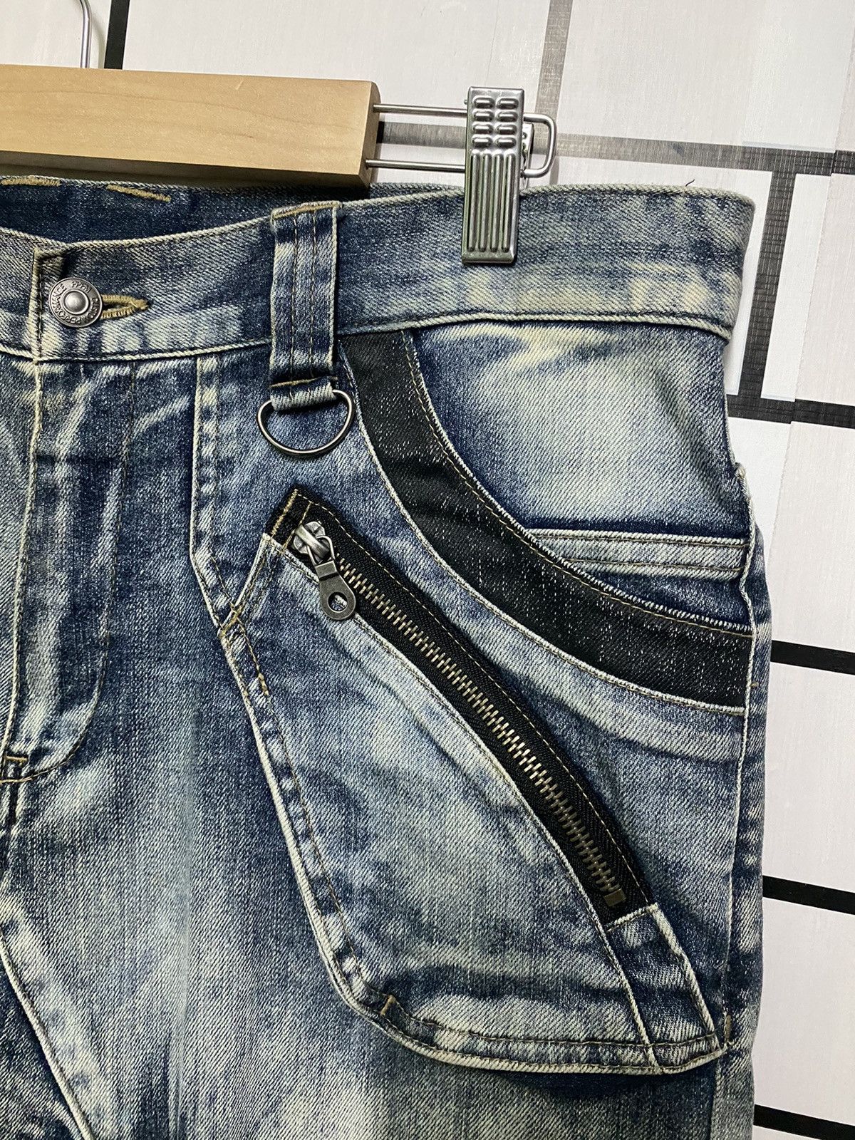Japanese Brand × PPFM PPFM Distressed Colour Curved Jeans Size US 32 / EU 48 - 8 Thumbnail